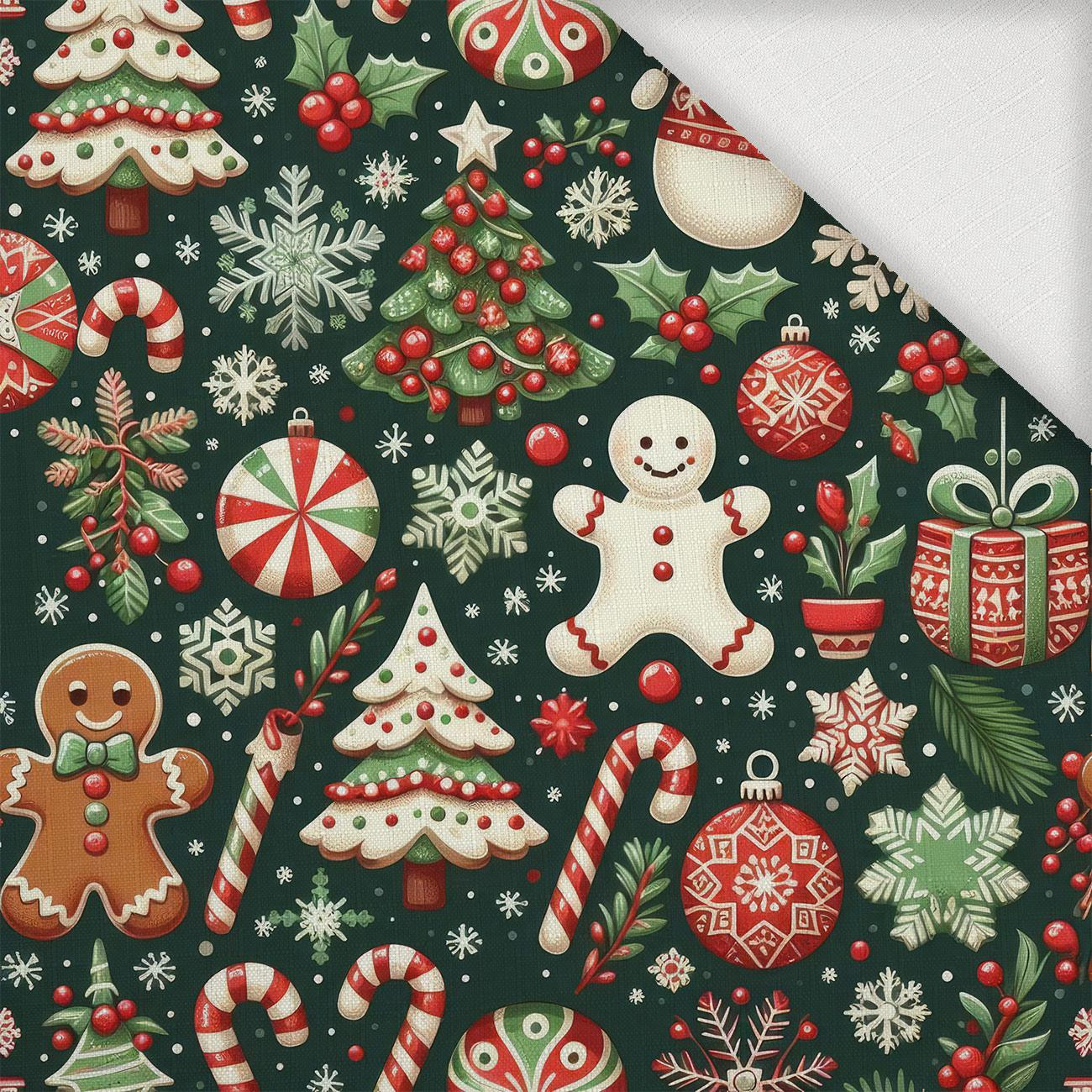 HAPPY CHRISTMAS WZ. 11 - Woven Fabric for tablecloths