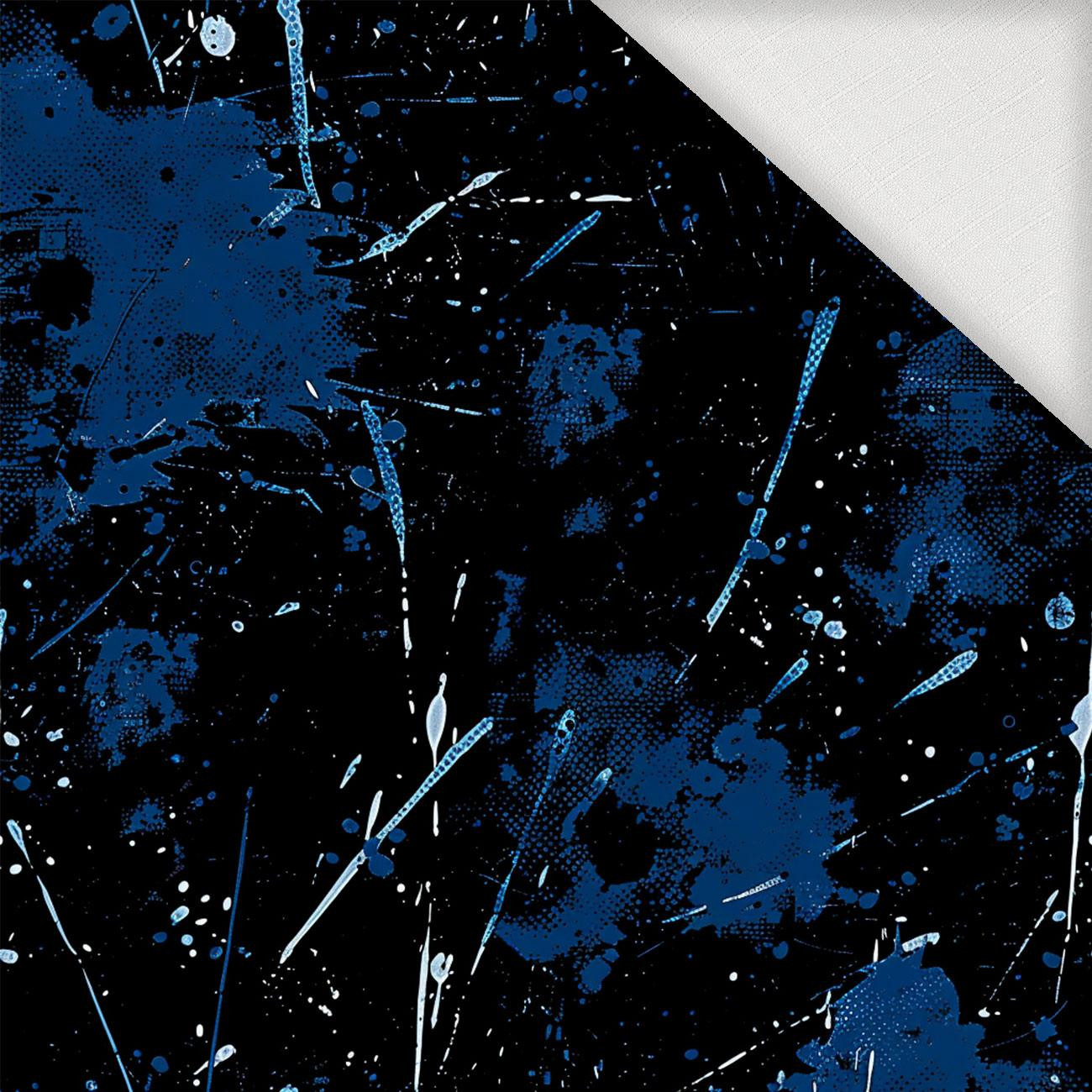 NAVY GRUNGE wz. 2 - Woven Fabric for tablecloths