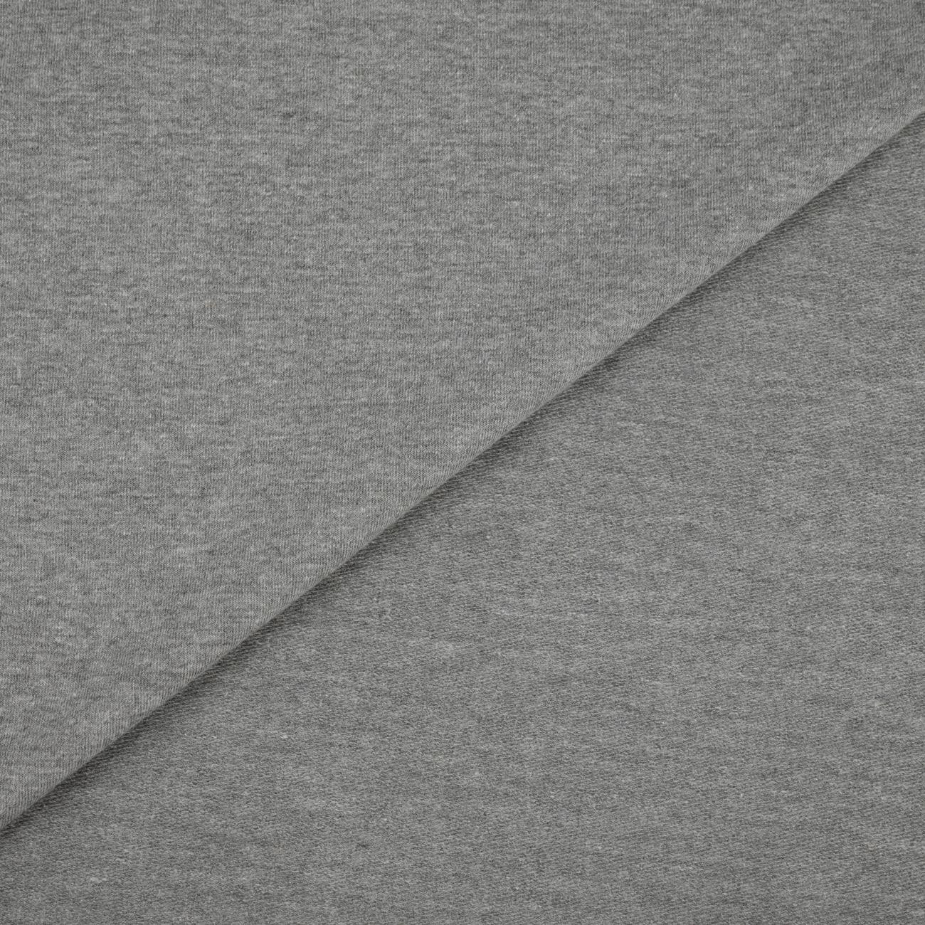 D-190 ECO MELANGE - looped knitwear with elastan 