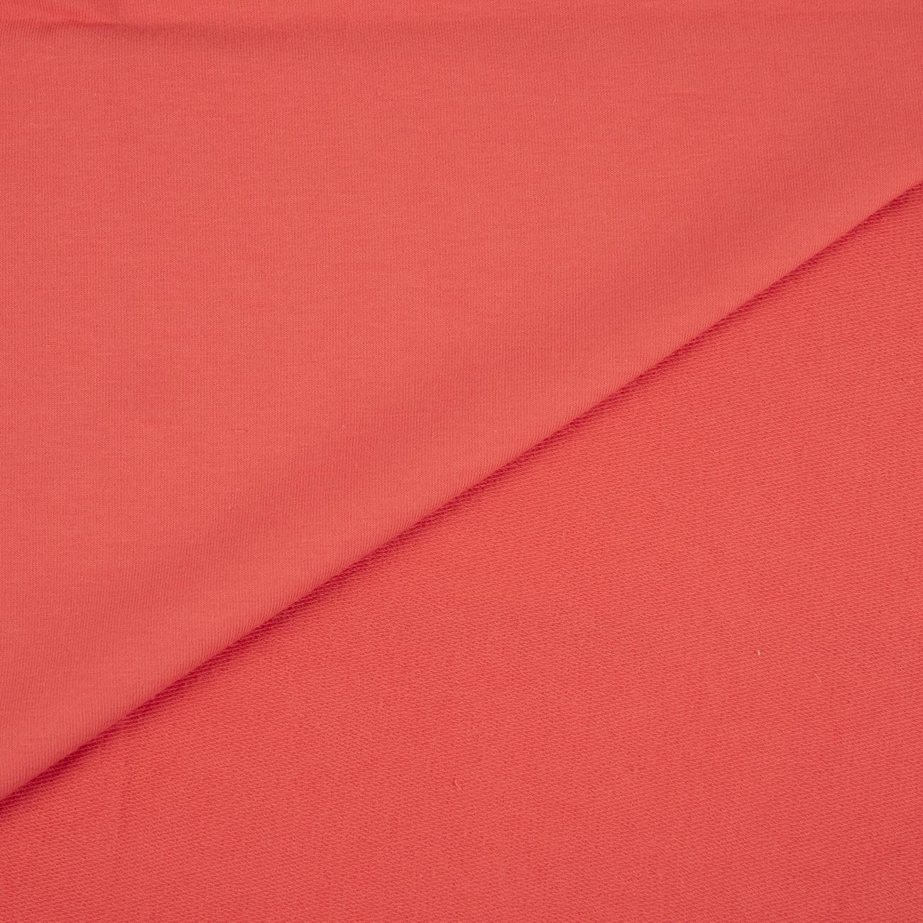 D-169 CORAL - looped knitwear with elastan 