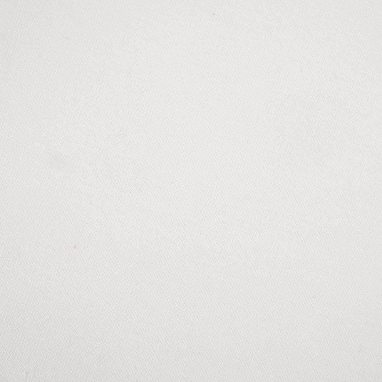 D-01 WHITE - looped knitwear with elastan 
