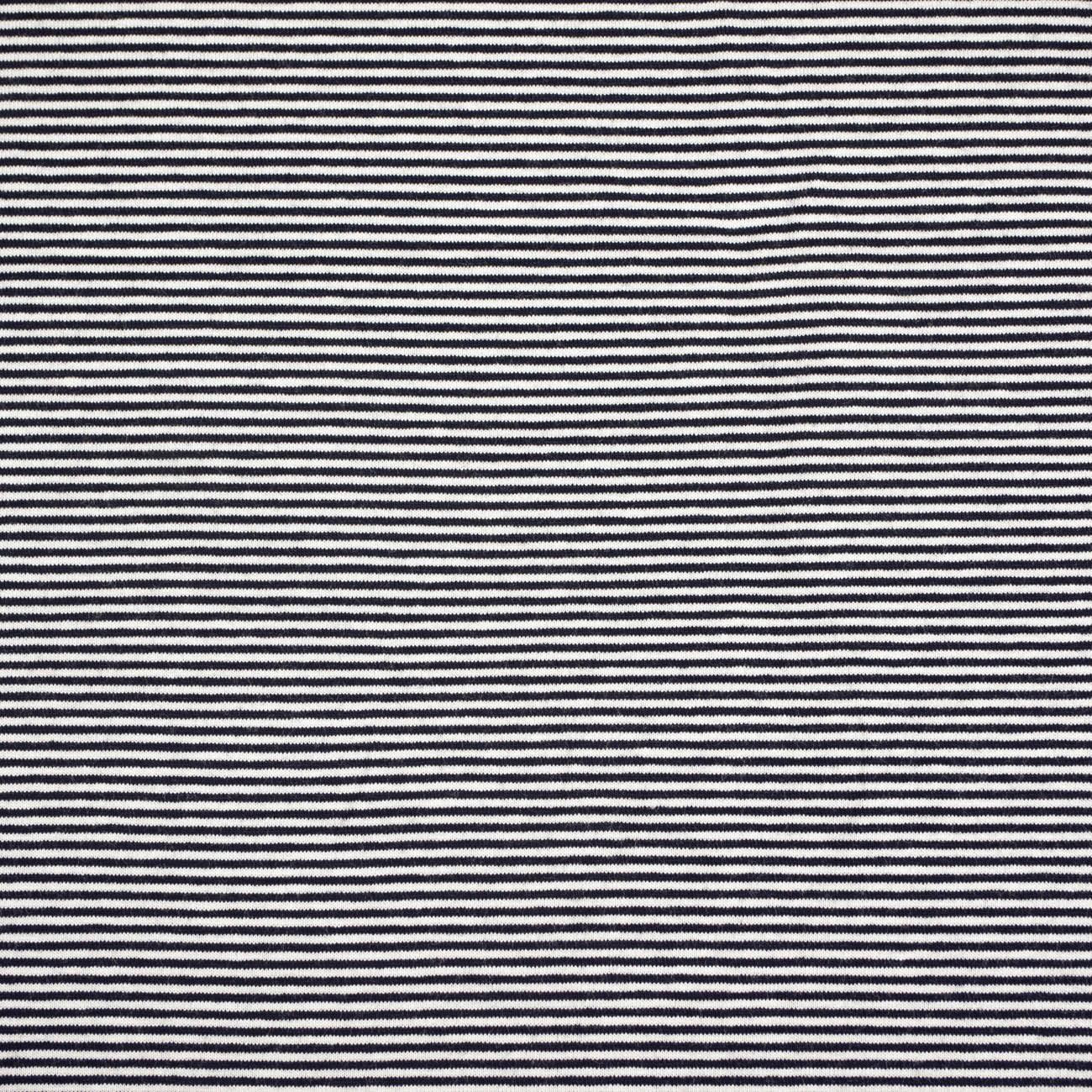 STRIPES DARK BLUE / WHITE 0,2cm x 0,2cm - Viscose jersey