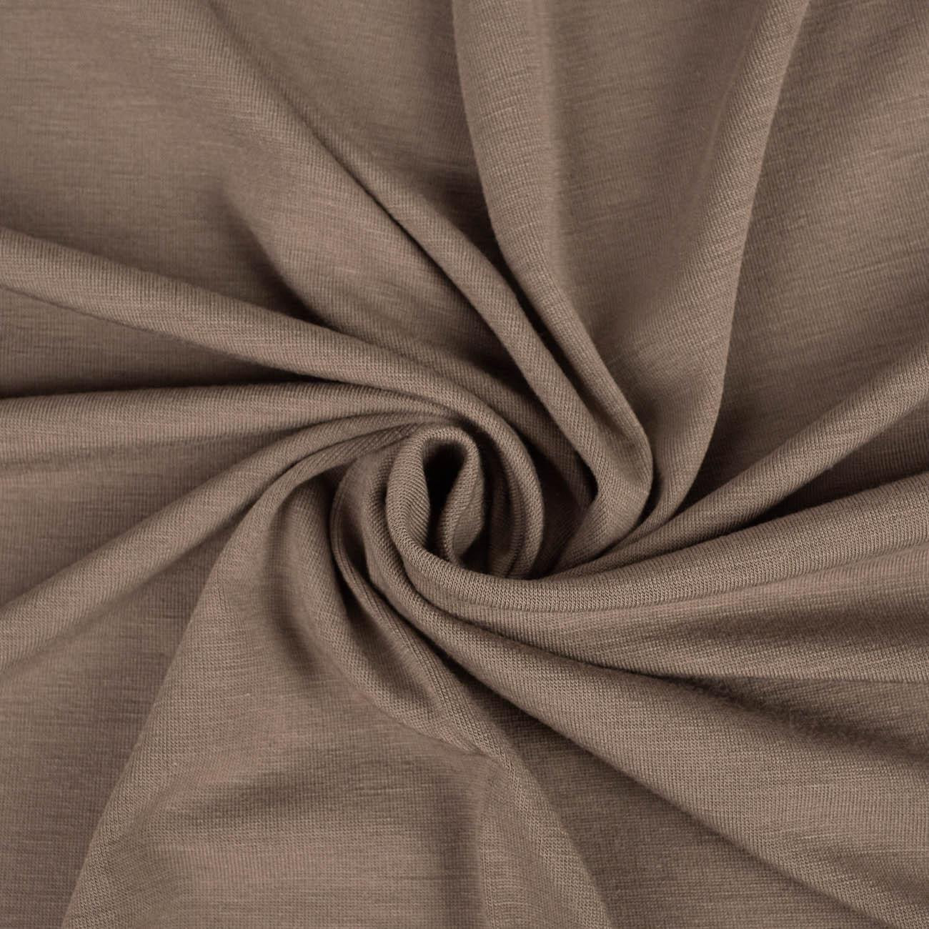 W-43 COFFEE - viscose jersey 210g