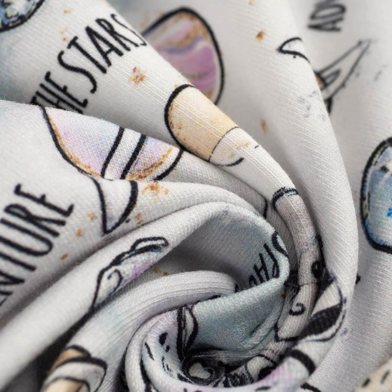 SPACE CUTIES pat. 12 (CUTIES IN THE SPACE) - looped knit fabric