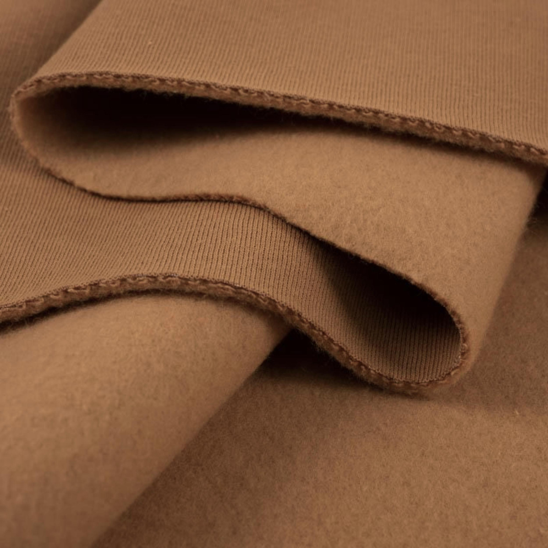 D-10 CARAMEL - thick brushed sweatshirt D300