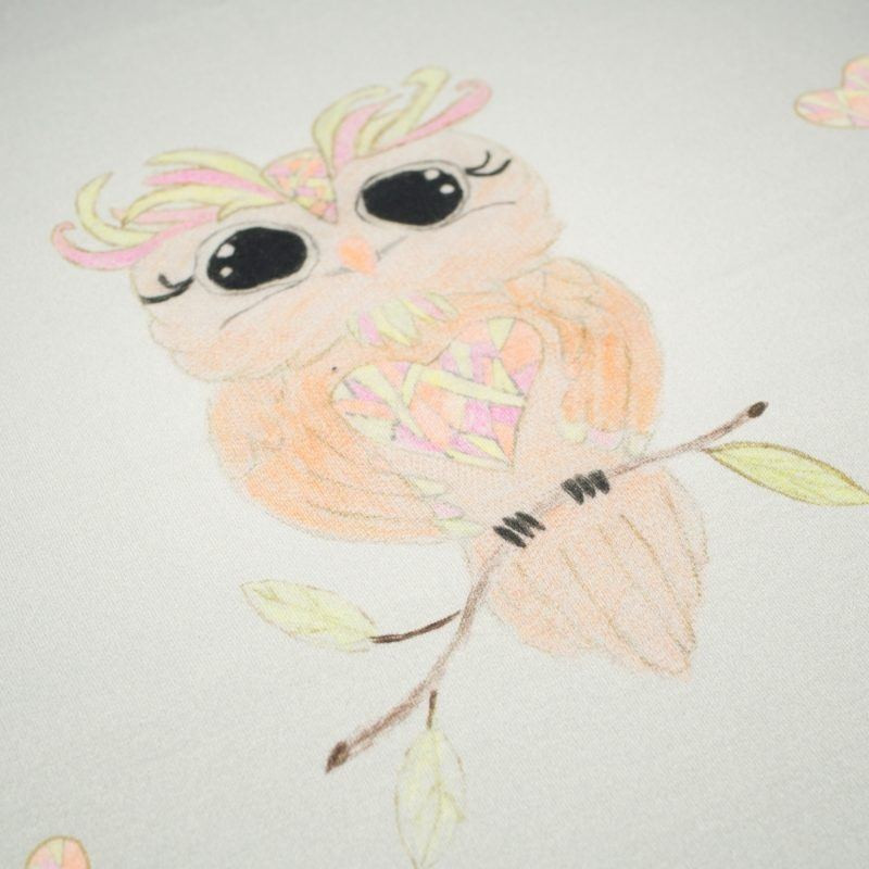 OWL / Hearts - panel single jersey TE210