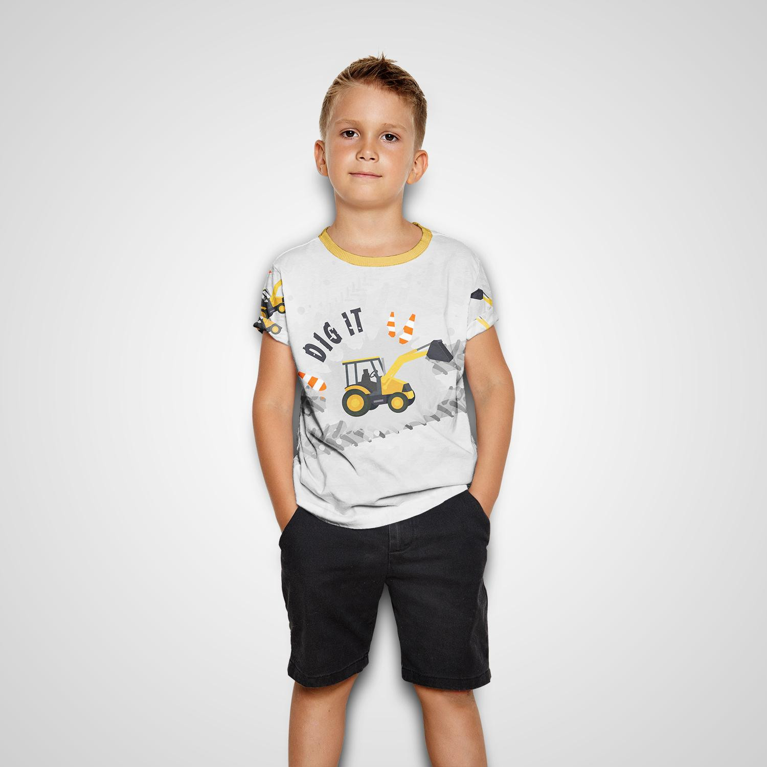 DIGGER - PANEL (60cm x 50cm) ORGANIC SINGLE JERSEY