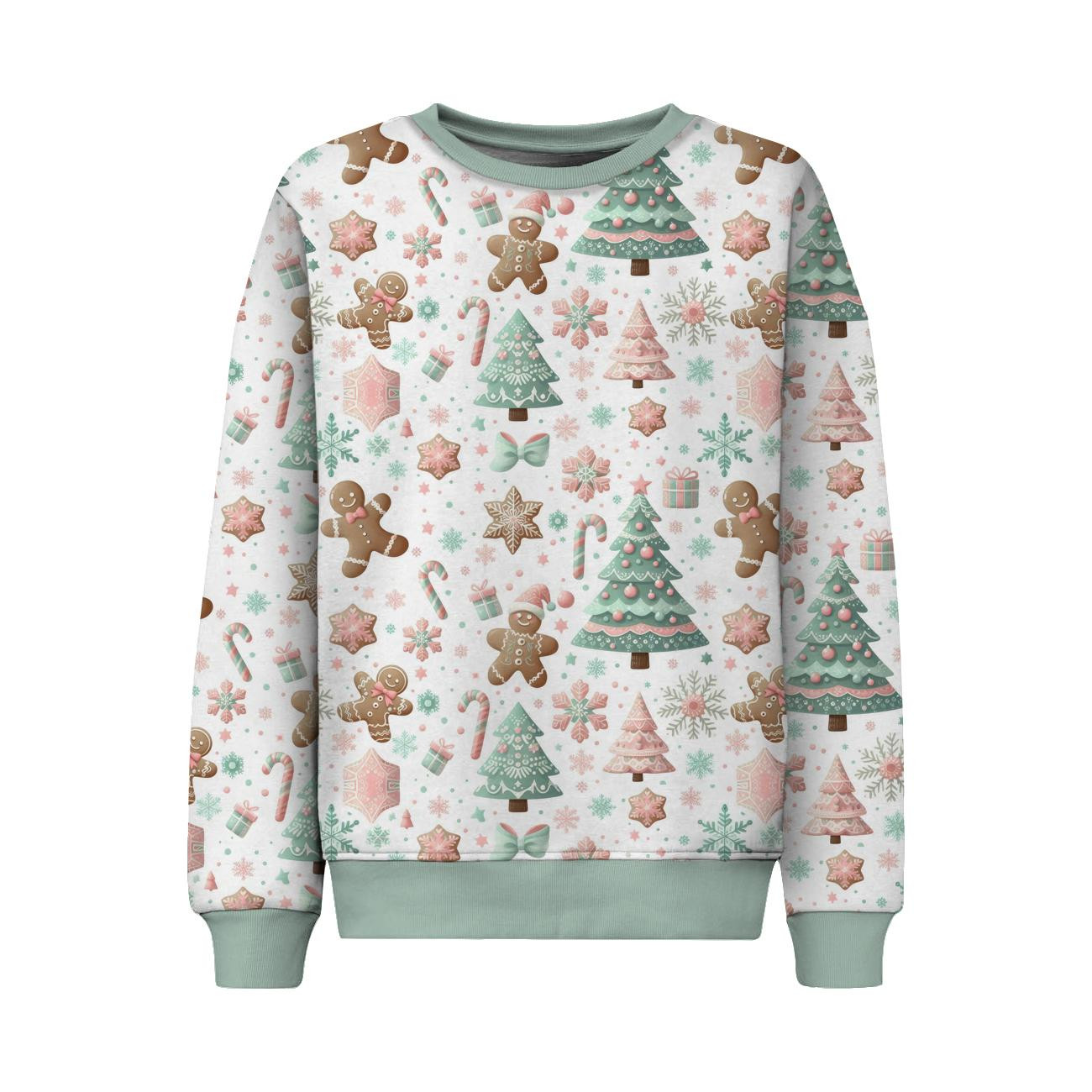 Pastel Christmas wz. 2 - Hydrophobic brushed knit