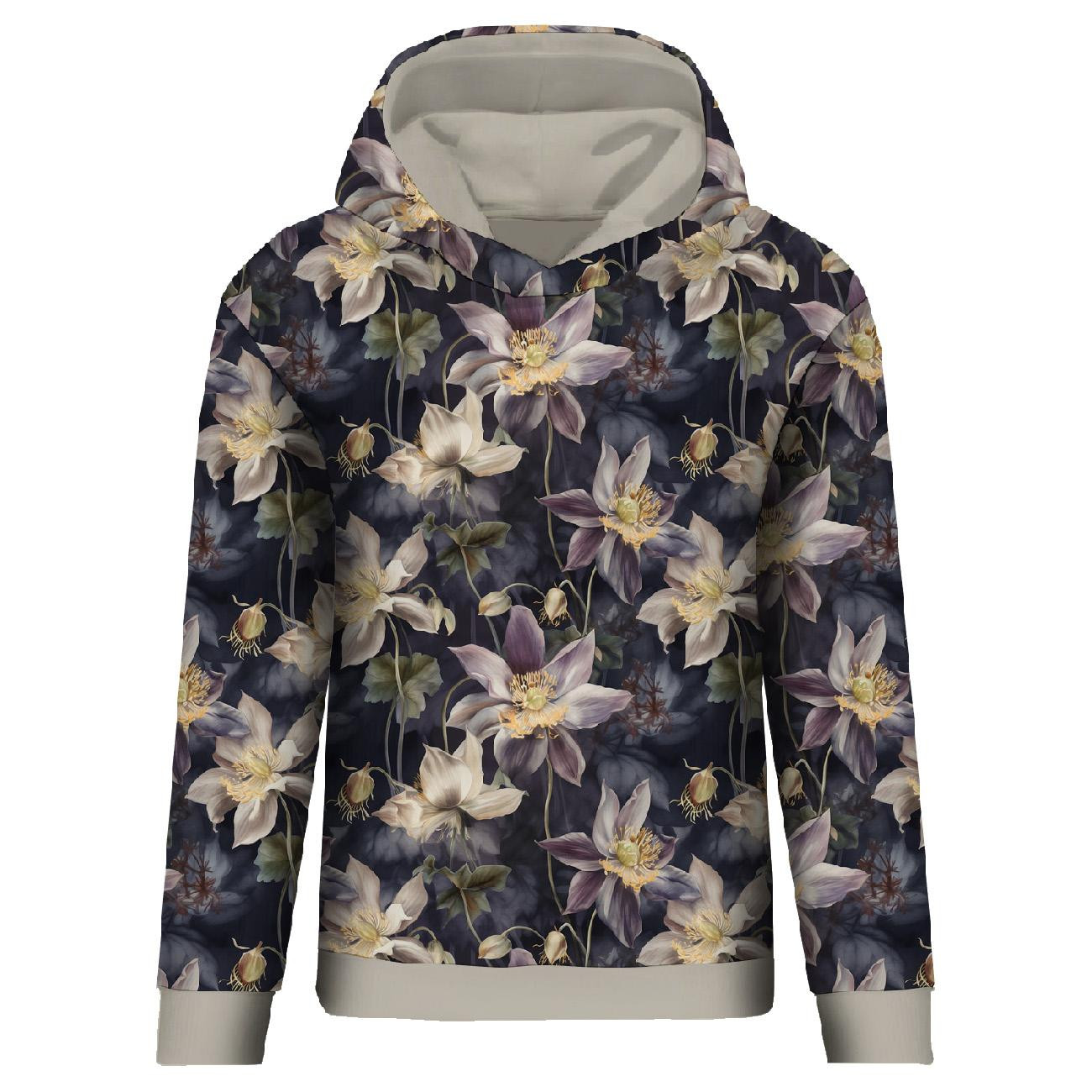 PASTEL FLOWERS WZ.3 - brushed knitwear with elastane ITY