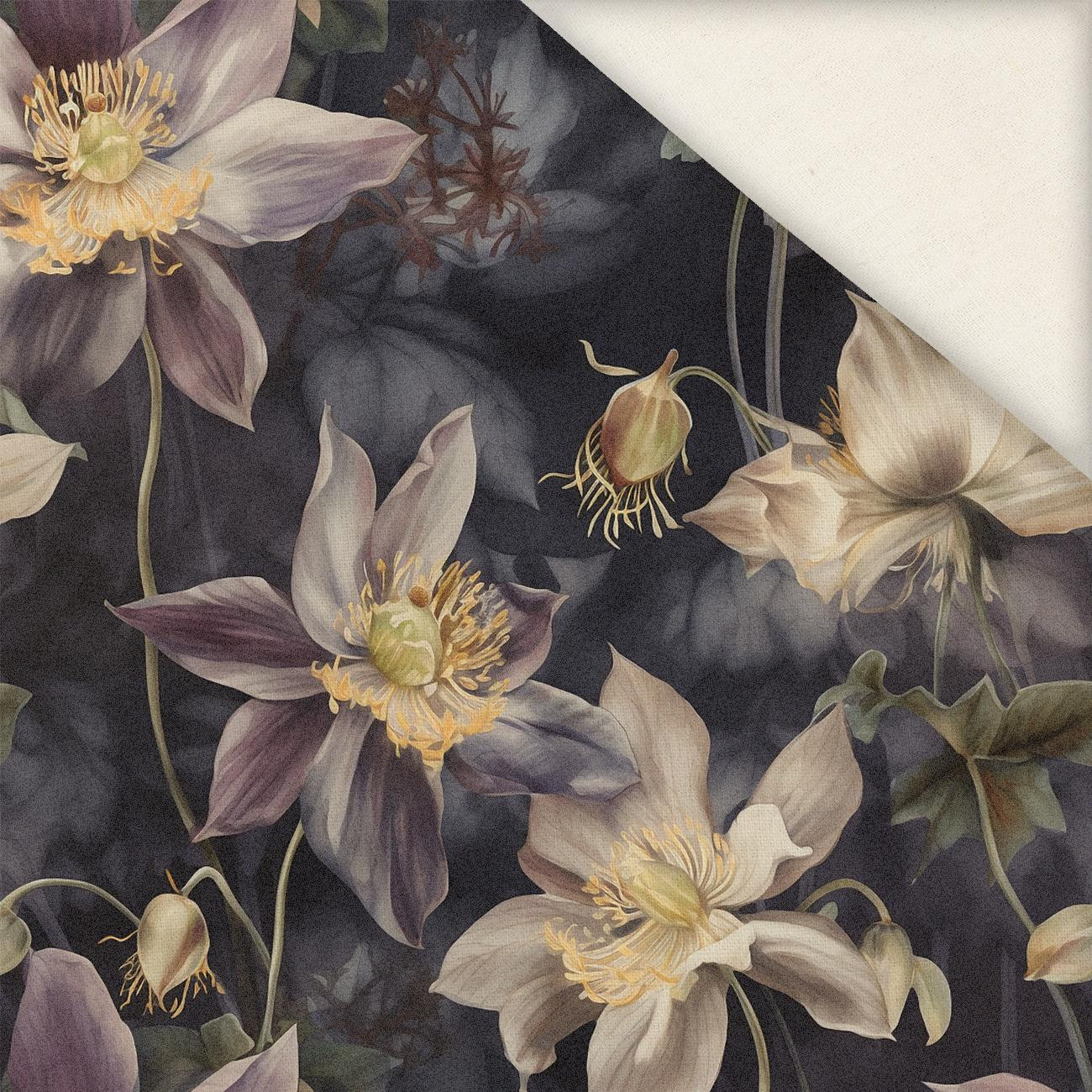 PASTEL FLOWERS WZ.3- Slub Weave