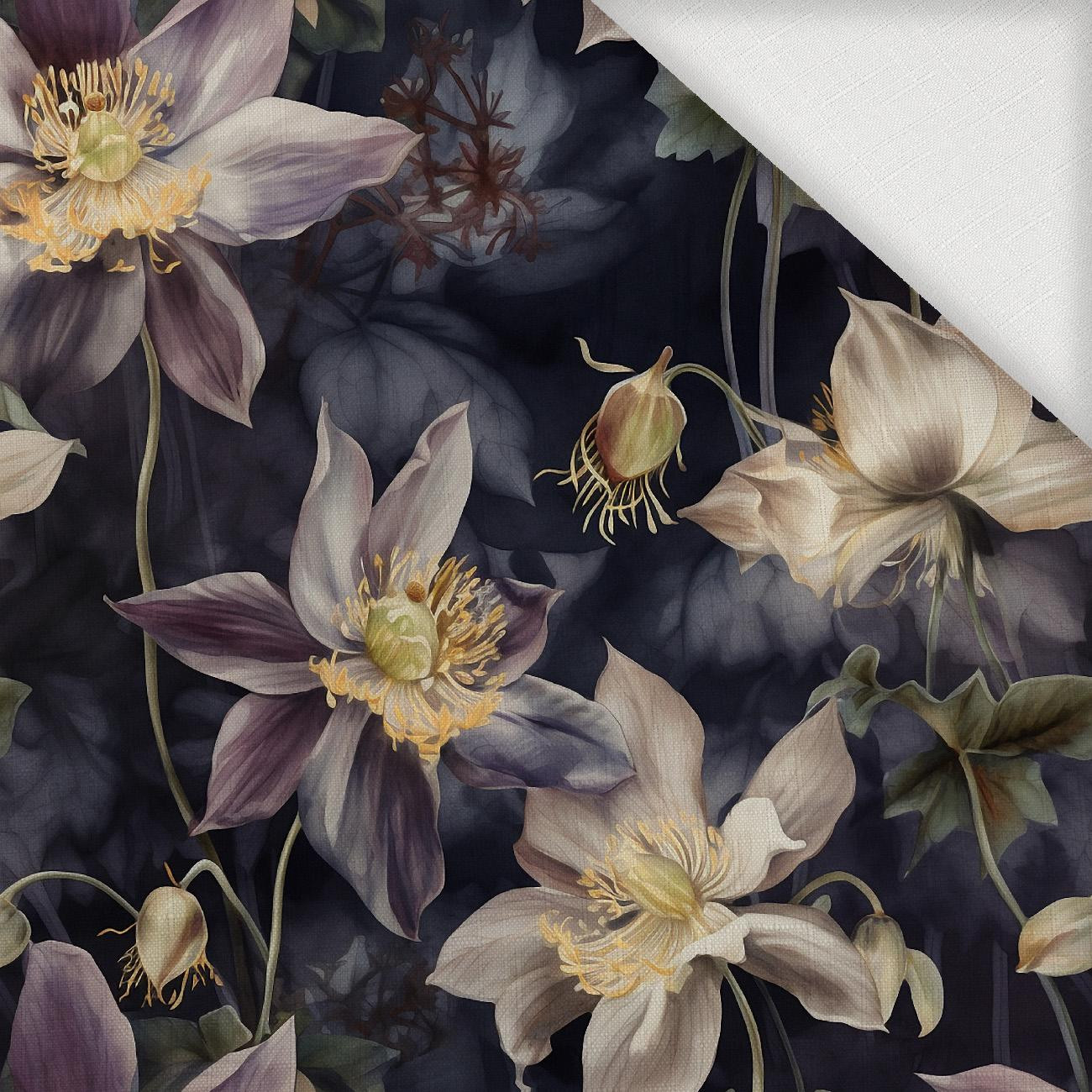 PASTEL FLOWERS WZ.3 - Woven Fabric for tablecloths