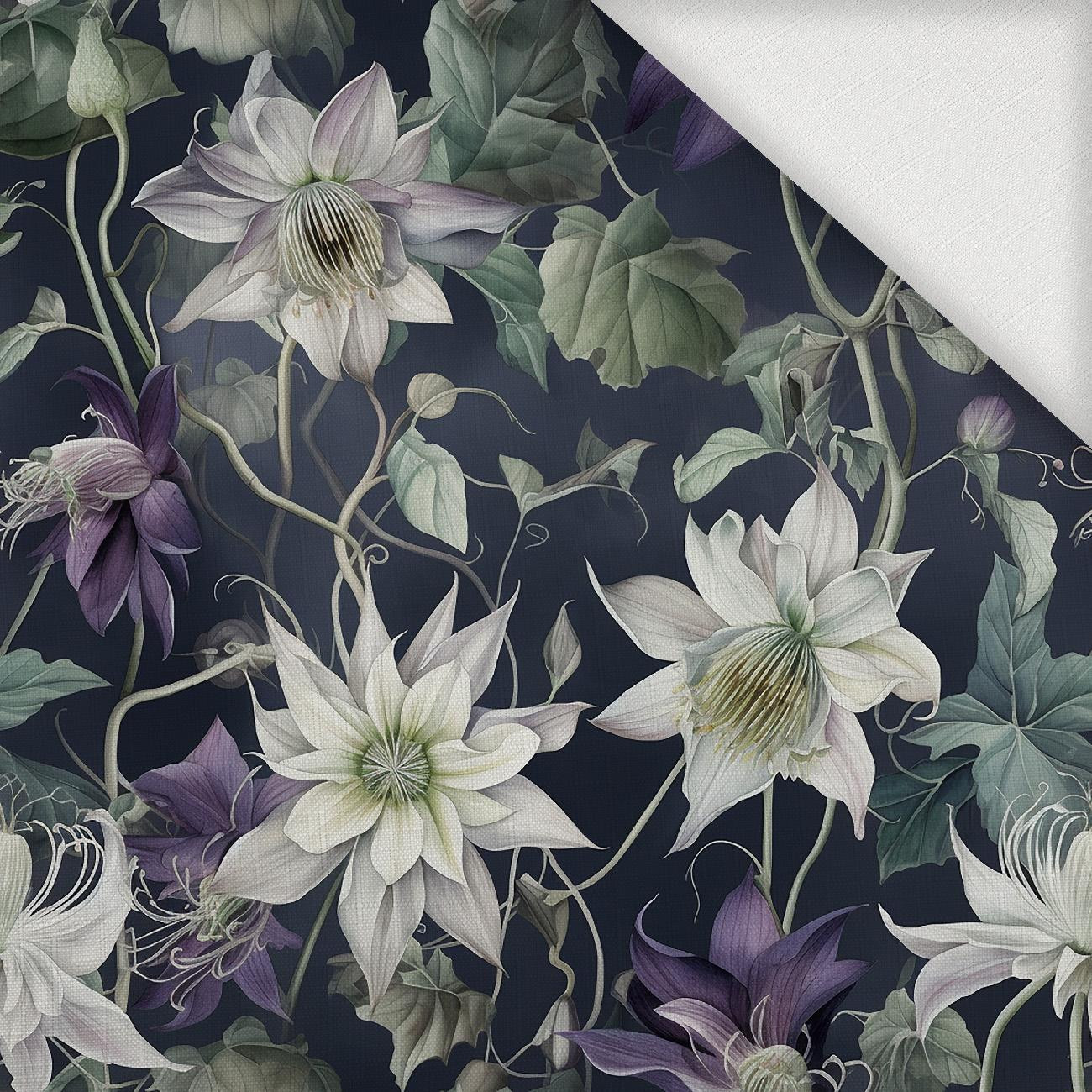 PASTEL FLOWERS WZ.6 - Woven Fabric for tablecloths