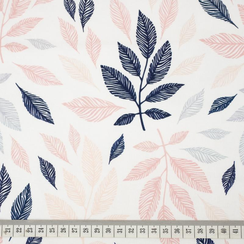 PASTEL LEAVES - looped knit 