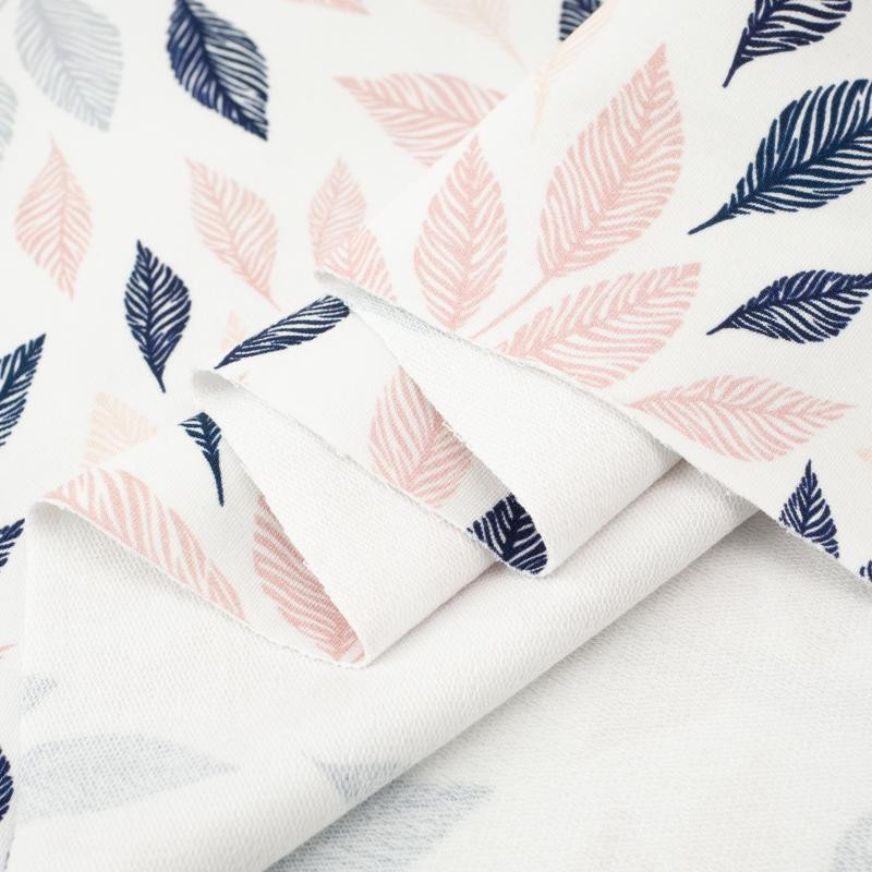 PASTEL LEAVES - looped knit 