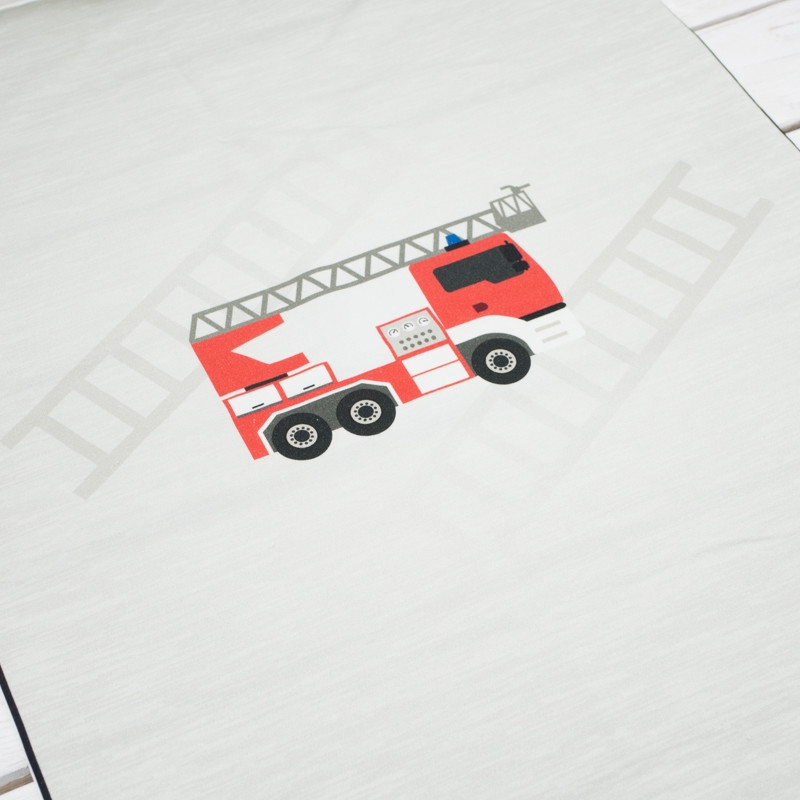 FIRE TRUCK / ladder - panel looped knit 