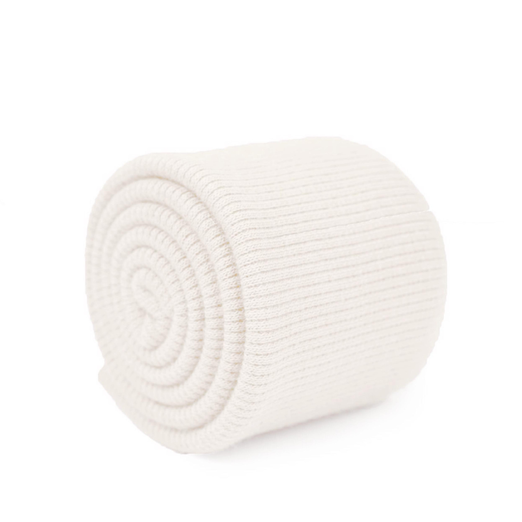 Elastic sweat in convex stripes SD - Cloud Dancer/ ECRU (D-02) 