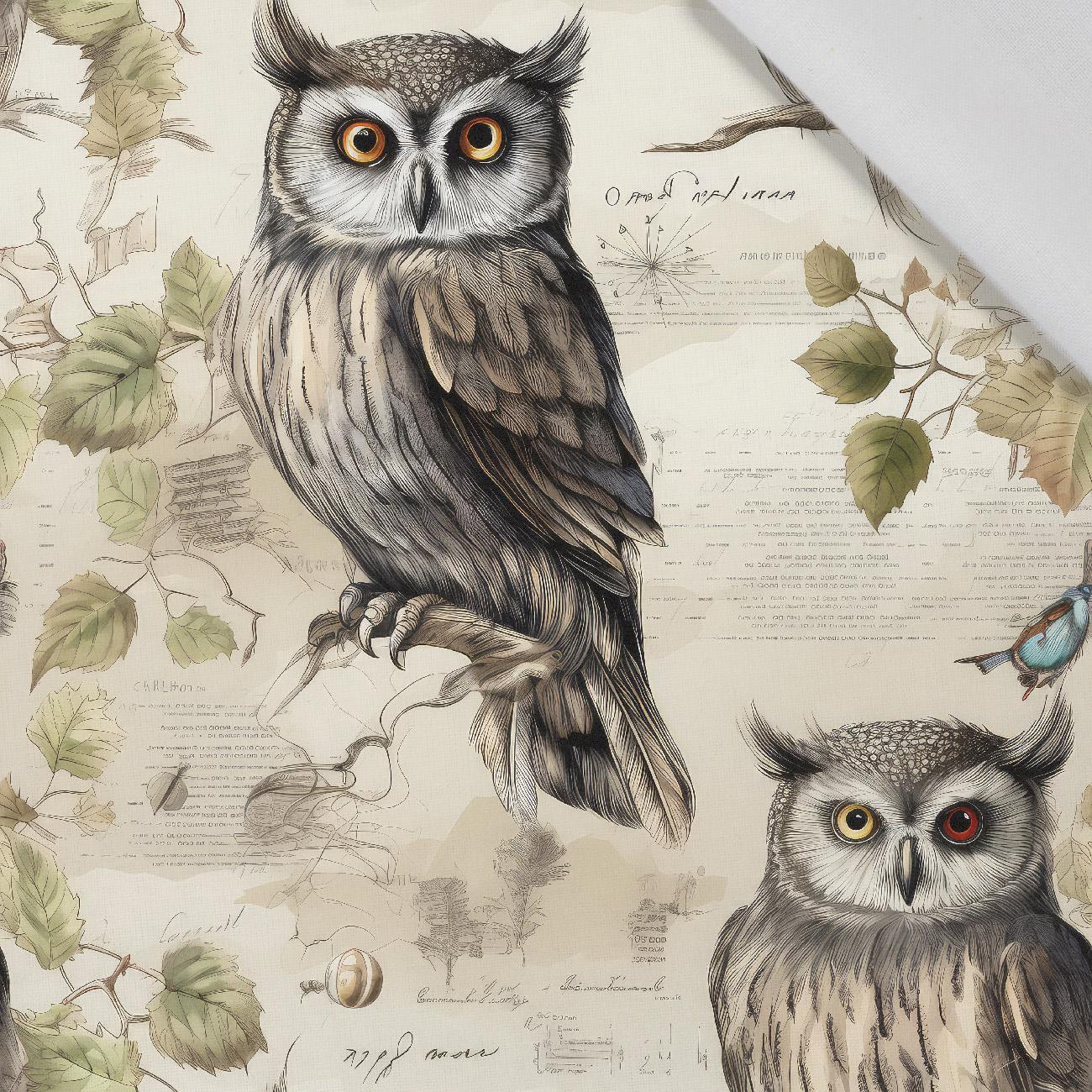 PASTEL BIRDS PAT. 4 (OLW) - Cotton woven fabric