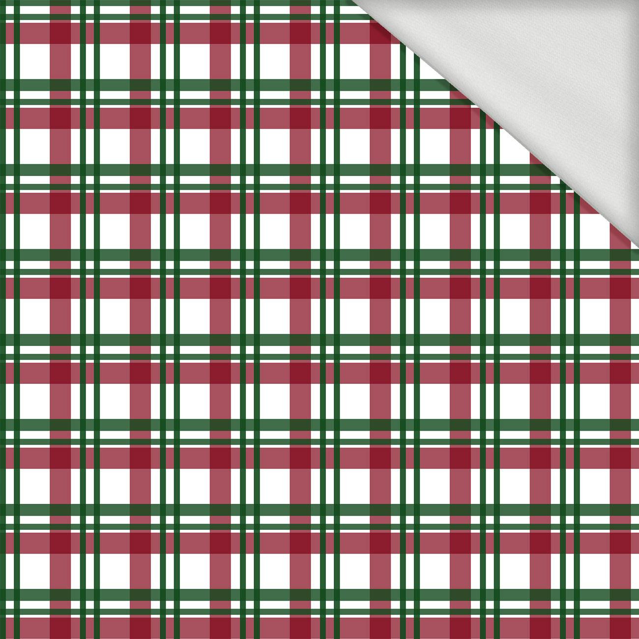 CHECK PAT. 1 / red - looped knit fabric