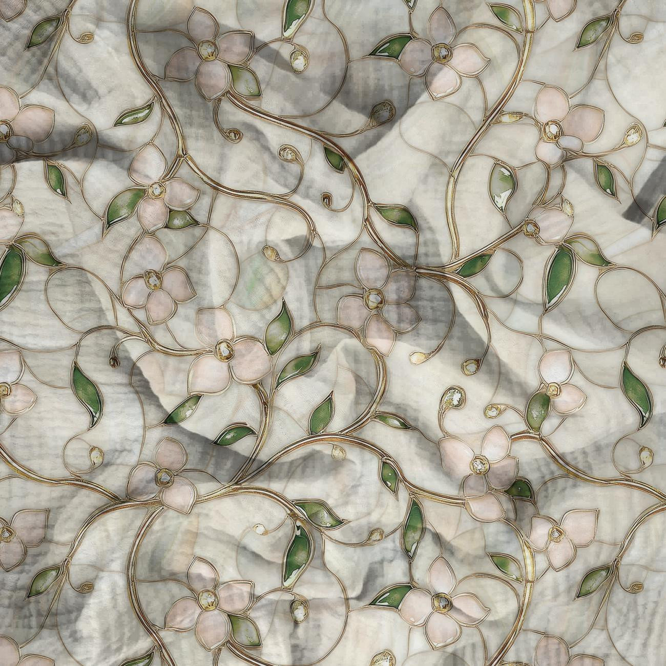 STAINED GLASS WZ. 18 - Cotton muslin