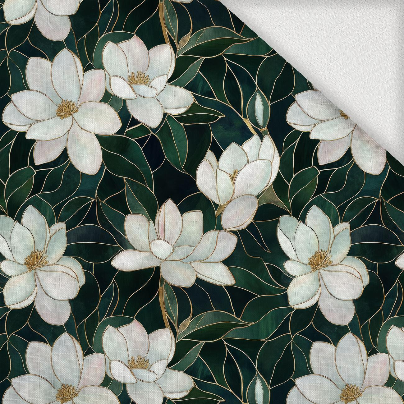 STAINED GLASS WZ. 19 - Woven Fabric for tablecloths