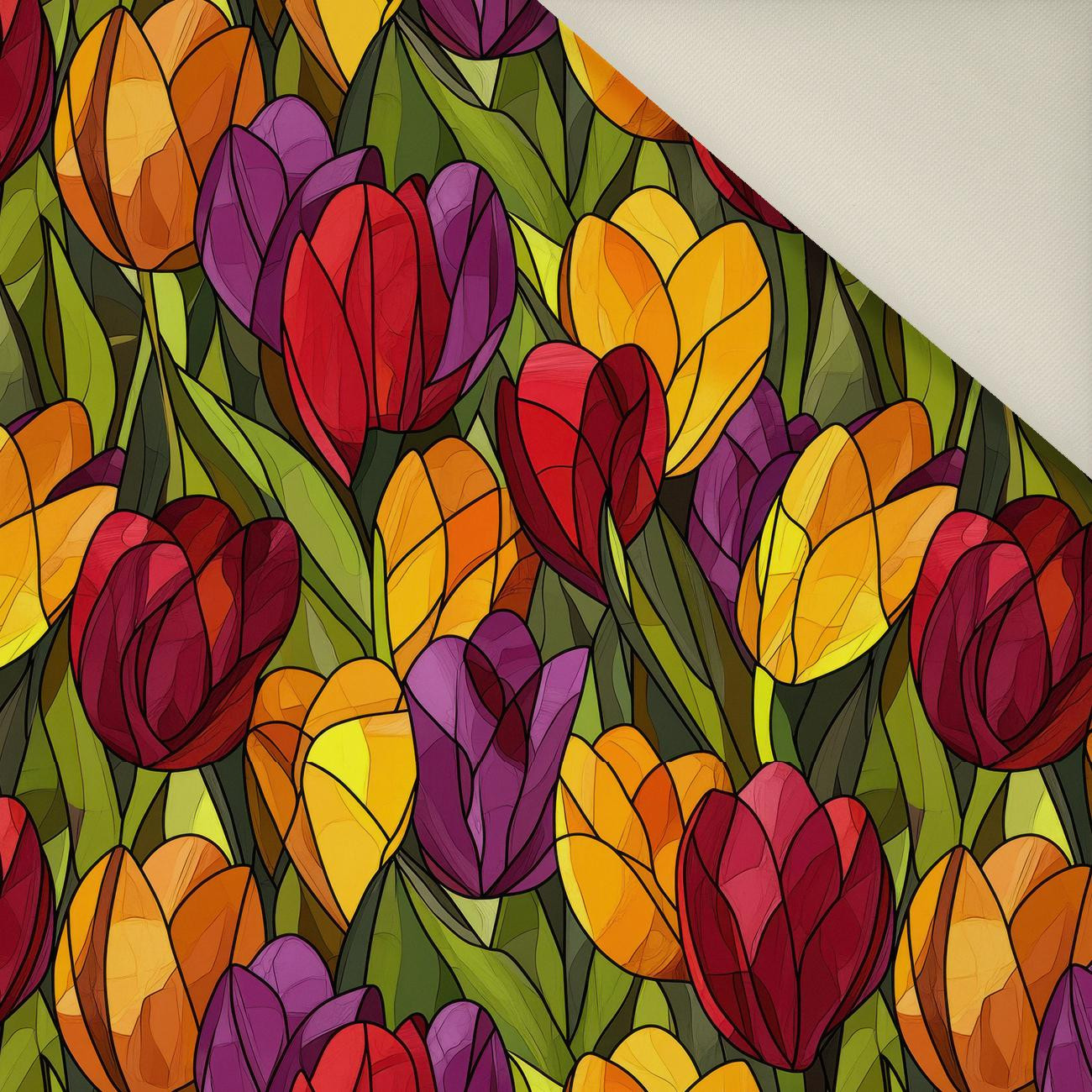 STAINED GLASS WZ. 21- Upholstery velour 