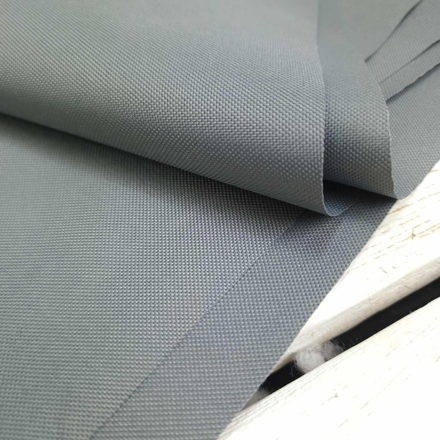 Waterproof woven fabric - STEEL GRAY