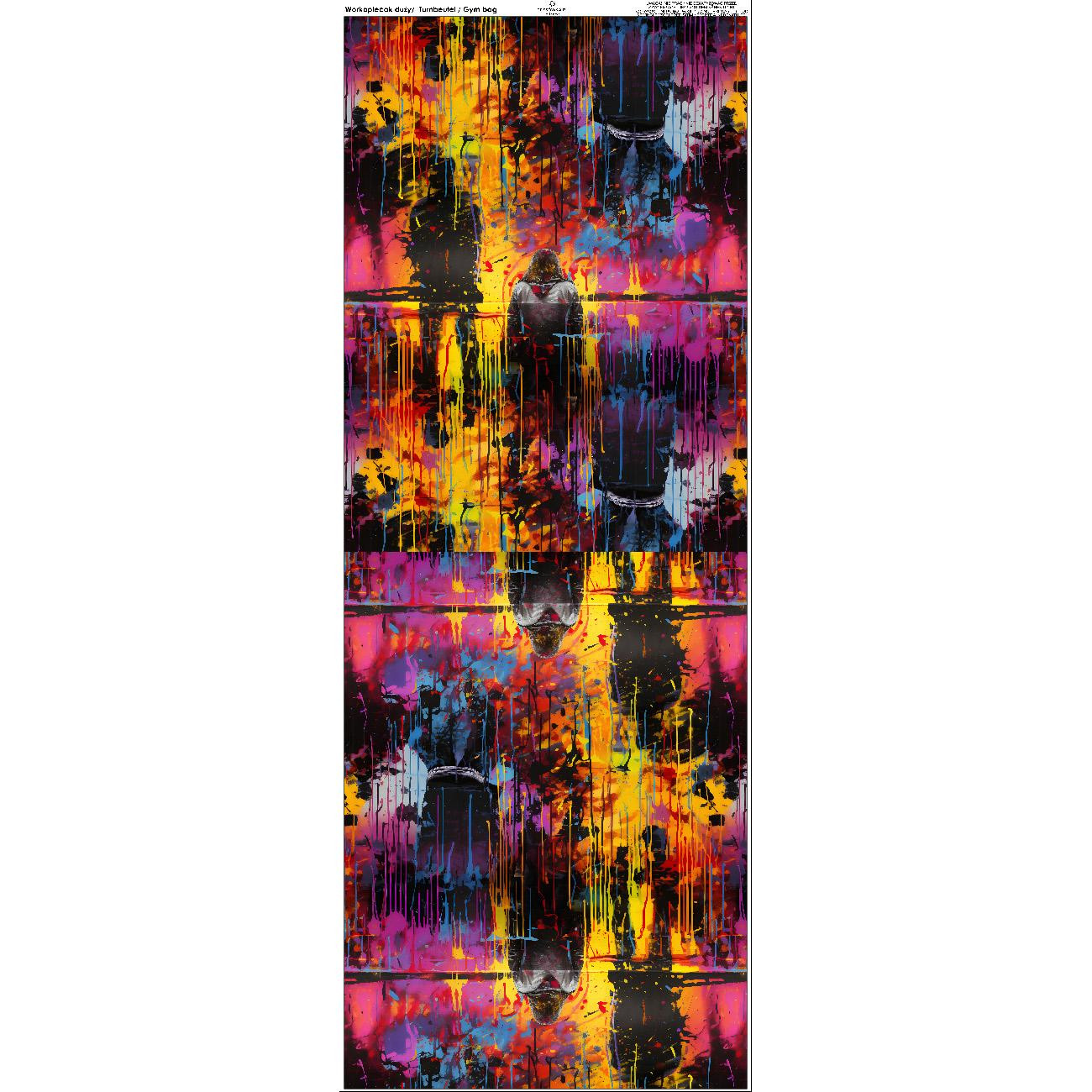 GYM BAG - STREET GRAFFITI WZ.2 - sewing set