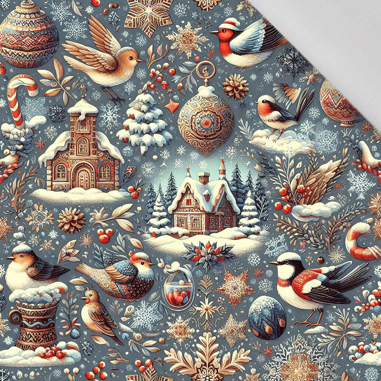 Vintage Christmas wz.27 - Cotton woven fabric