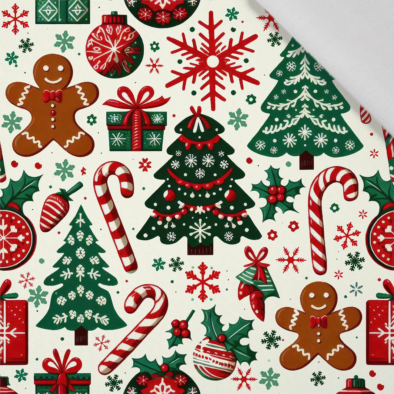 HAPPY CHRISTMAS WZ. 8 - Cotton woven fabric