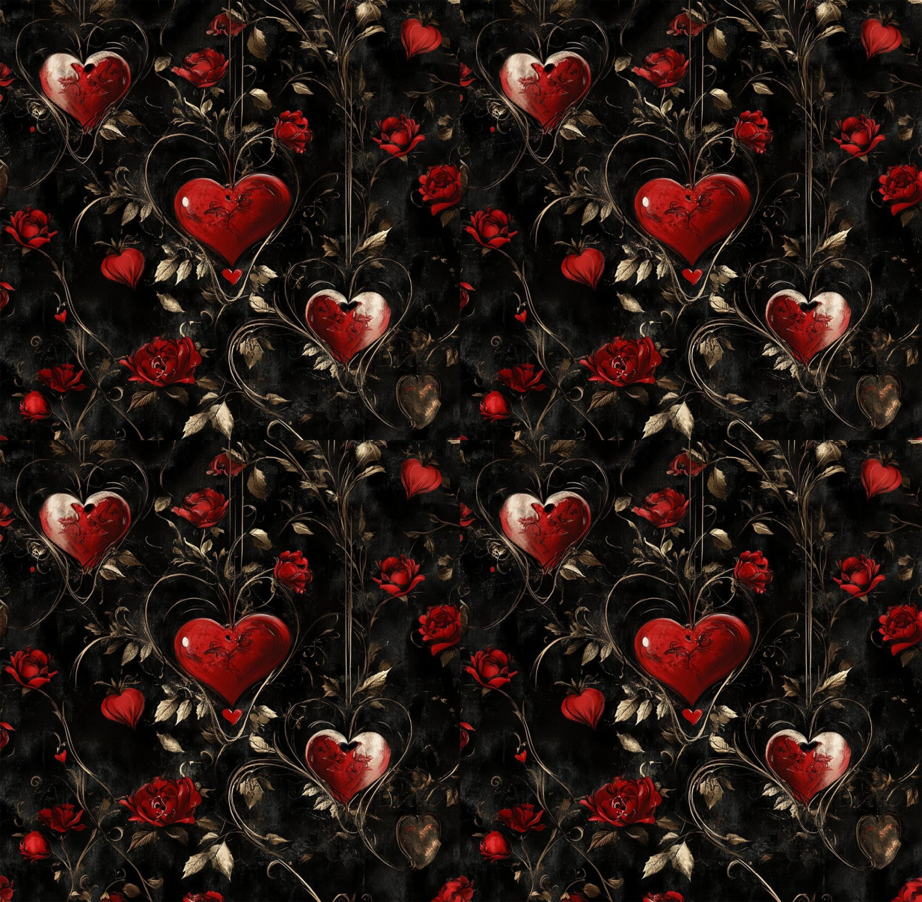 VALENTINE'S DAY 9 - Woven Fabric for tablecloths
