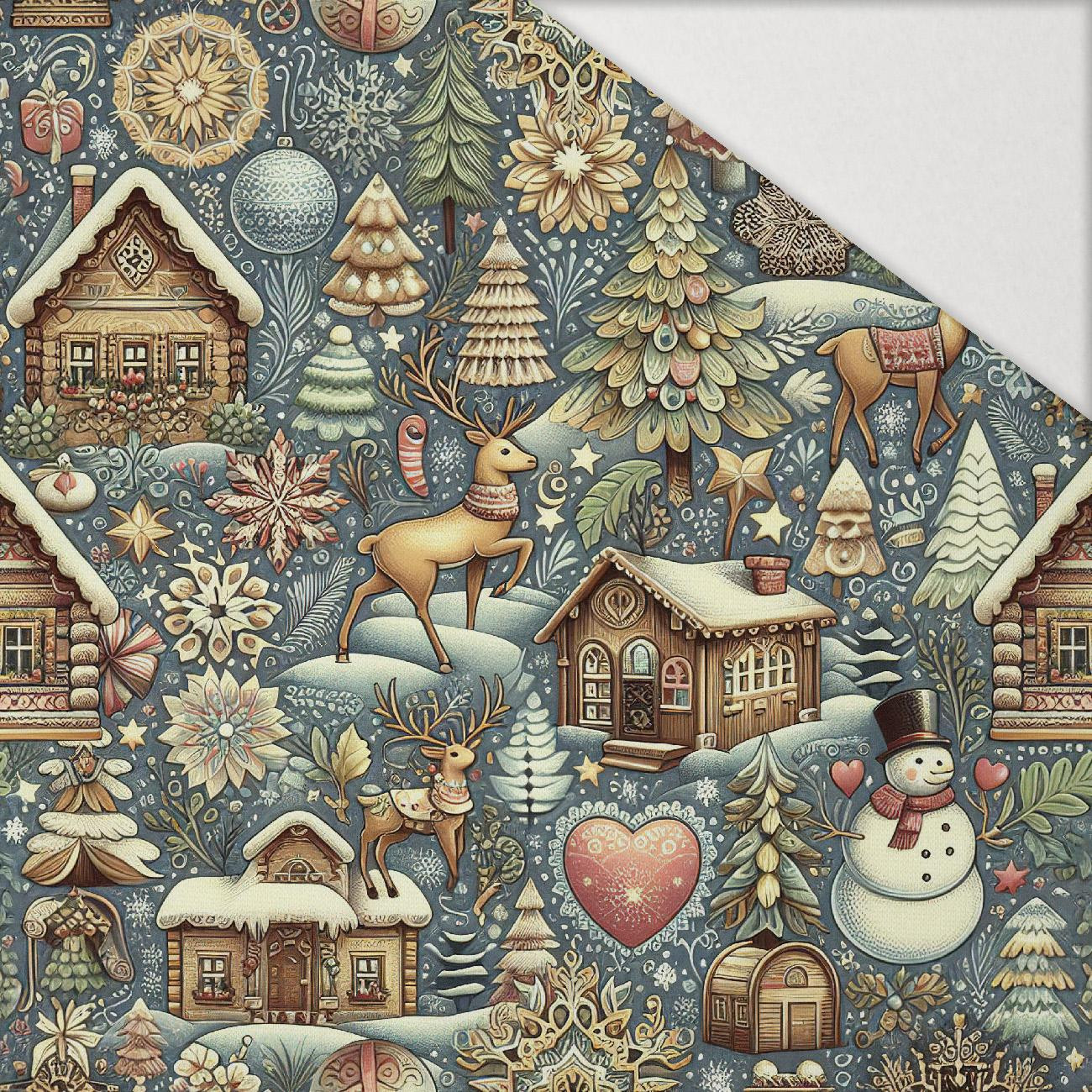 Vintage Christmas wz.23 - Hydrophobic brushed knit