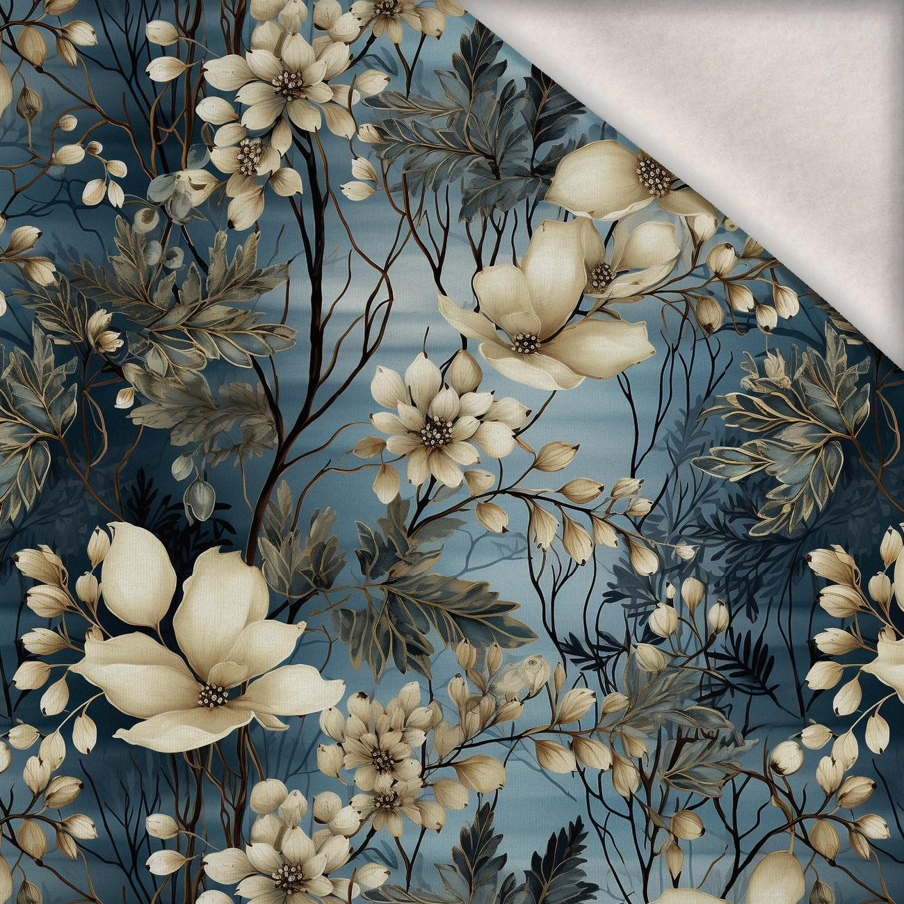 WINTER FLOWERS WZ.5 - brushed knitwear with elastane ITY