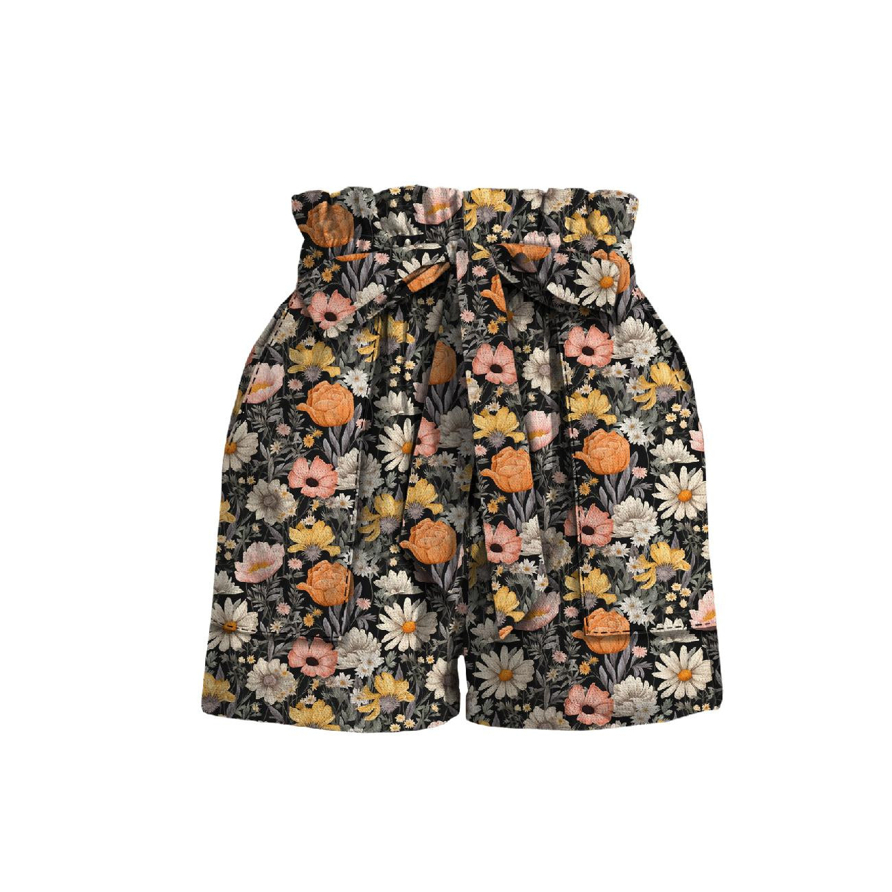 FLOWERS wz.6 - Hydrophobic brushed knit