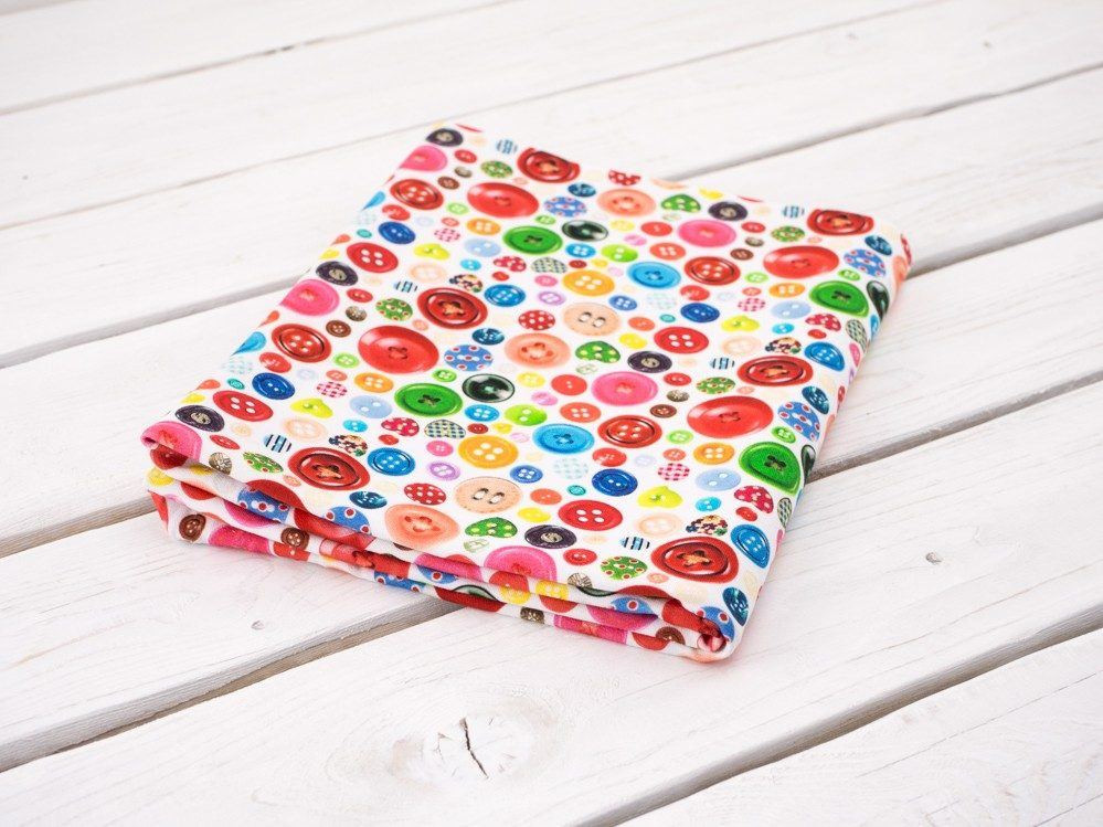 COLORFUL BUTTONS - looped knit SP250