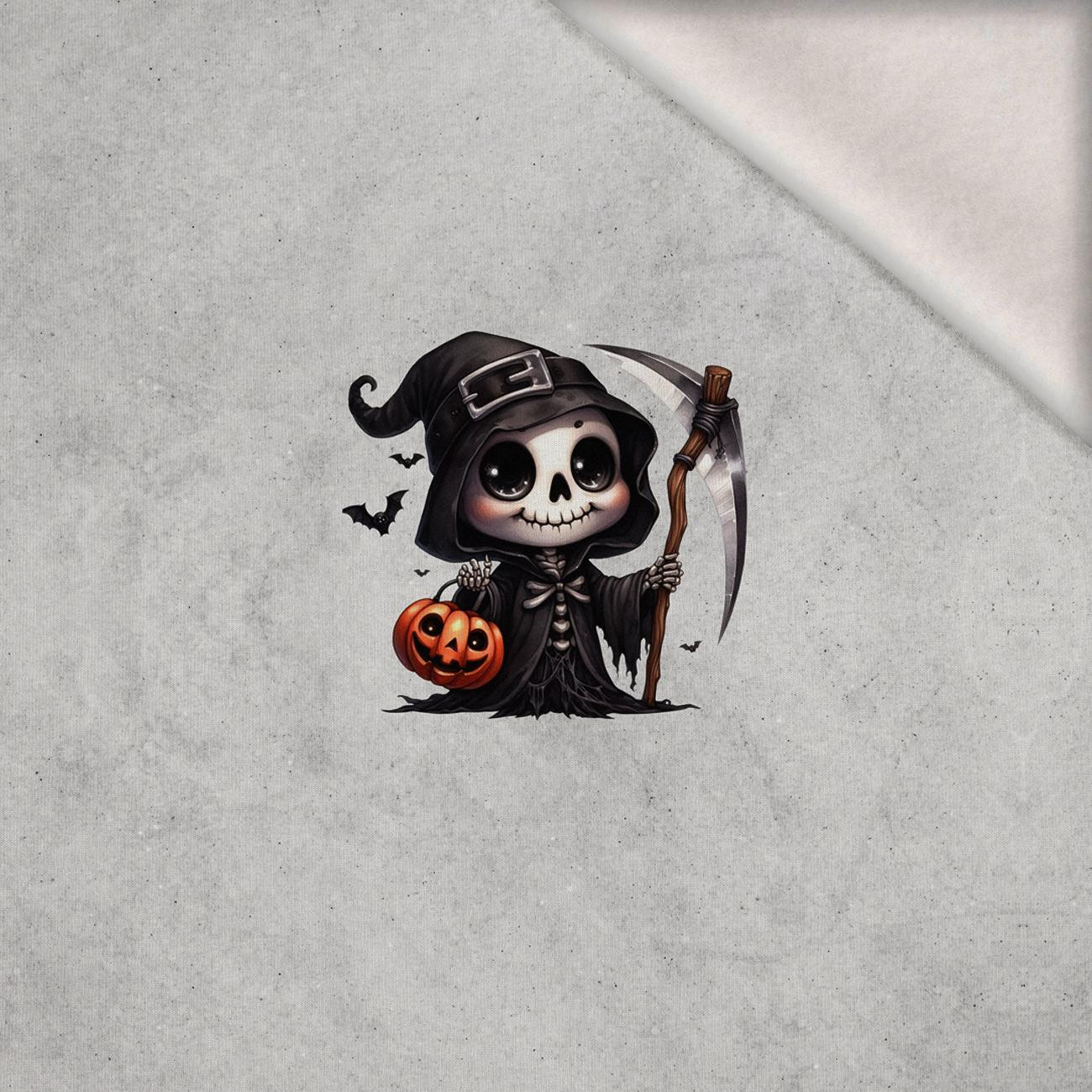 SKELETON CUTE HALLOWEEN WZ. 1 -  PANEL (60cm x 50cm) brushed knitwear with elastane ITY