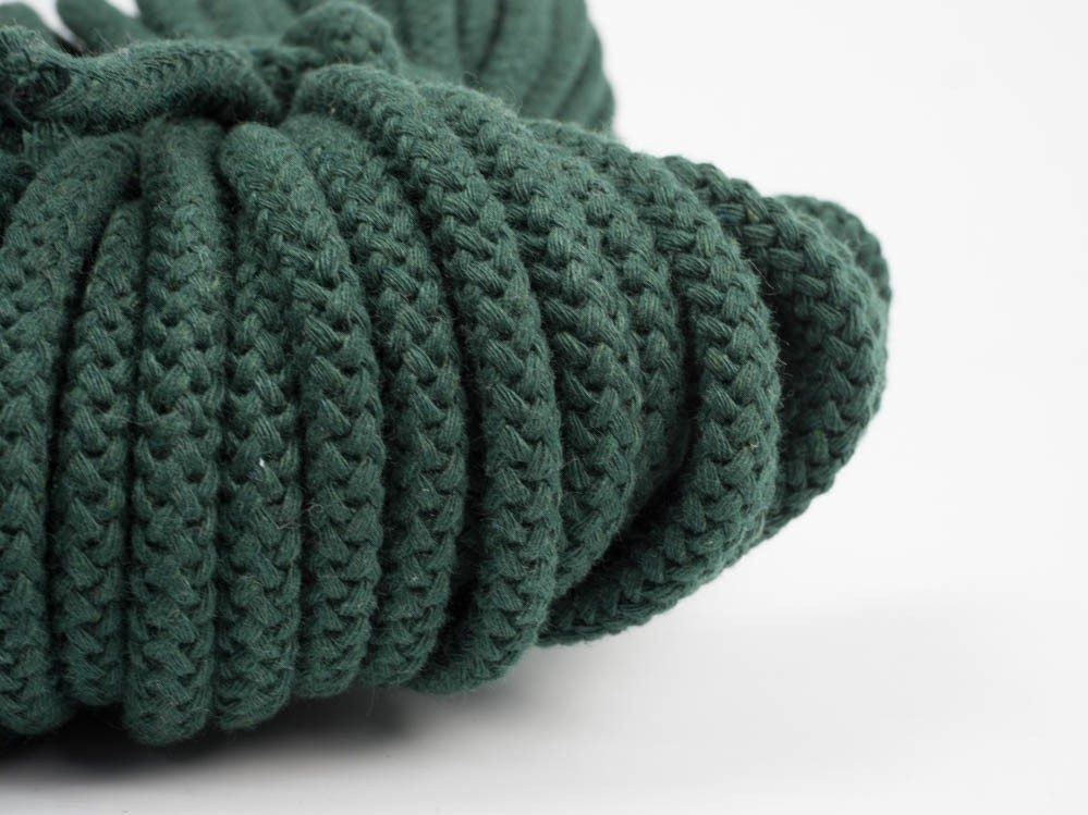 Strings cotton 8mm - BOTTLE GREEN