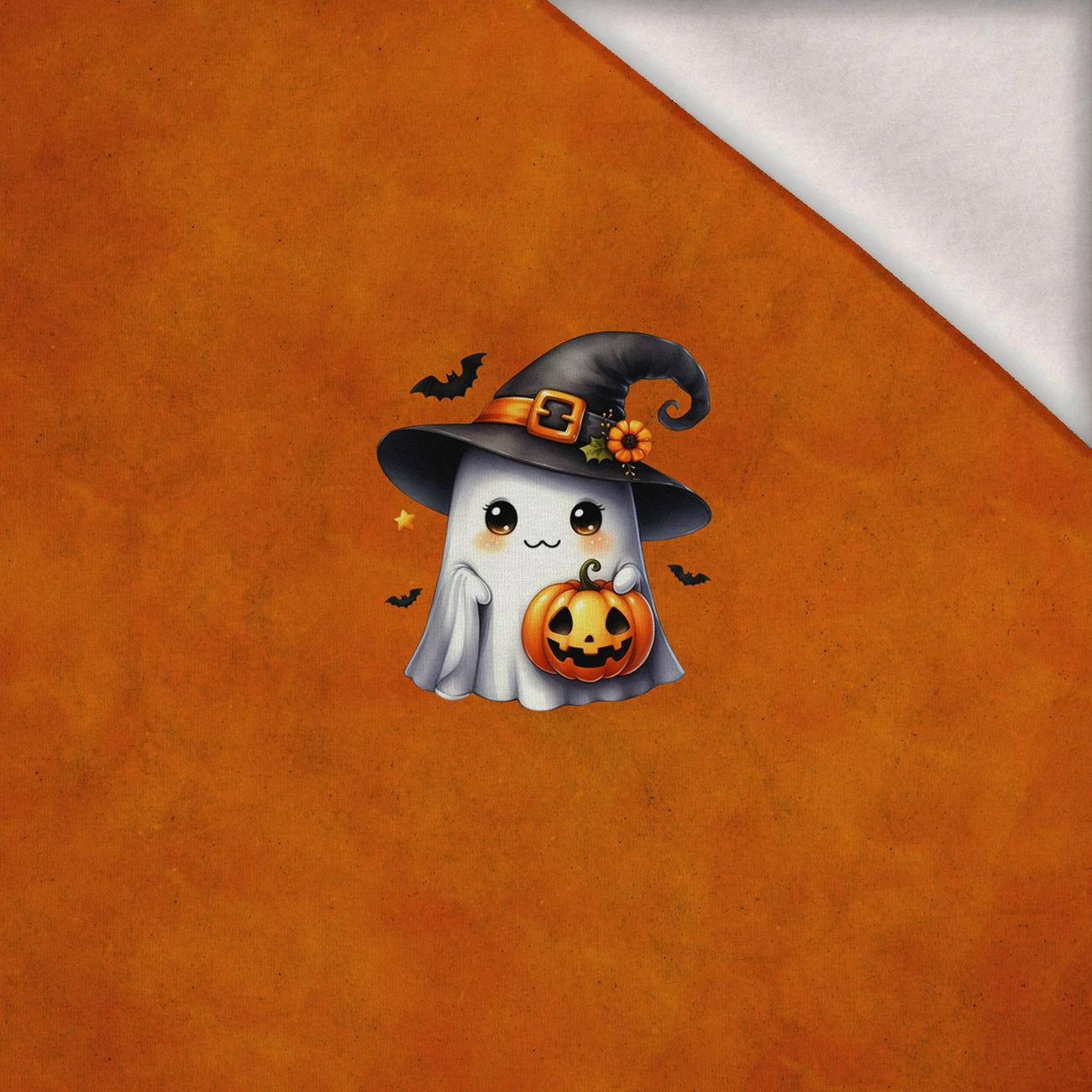 GHOST CUTE HALLOWEEN WZ. 3 -  PANEL (60cm x 50cm) brushed knitwear with elastane ITY