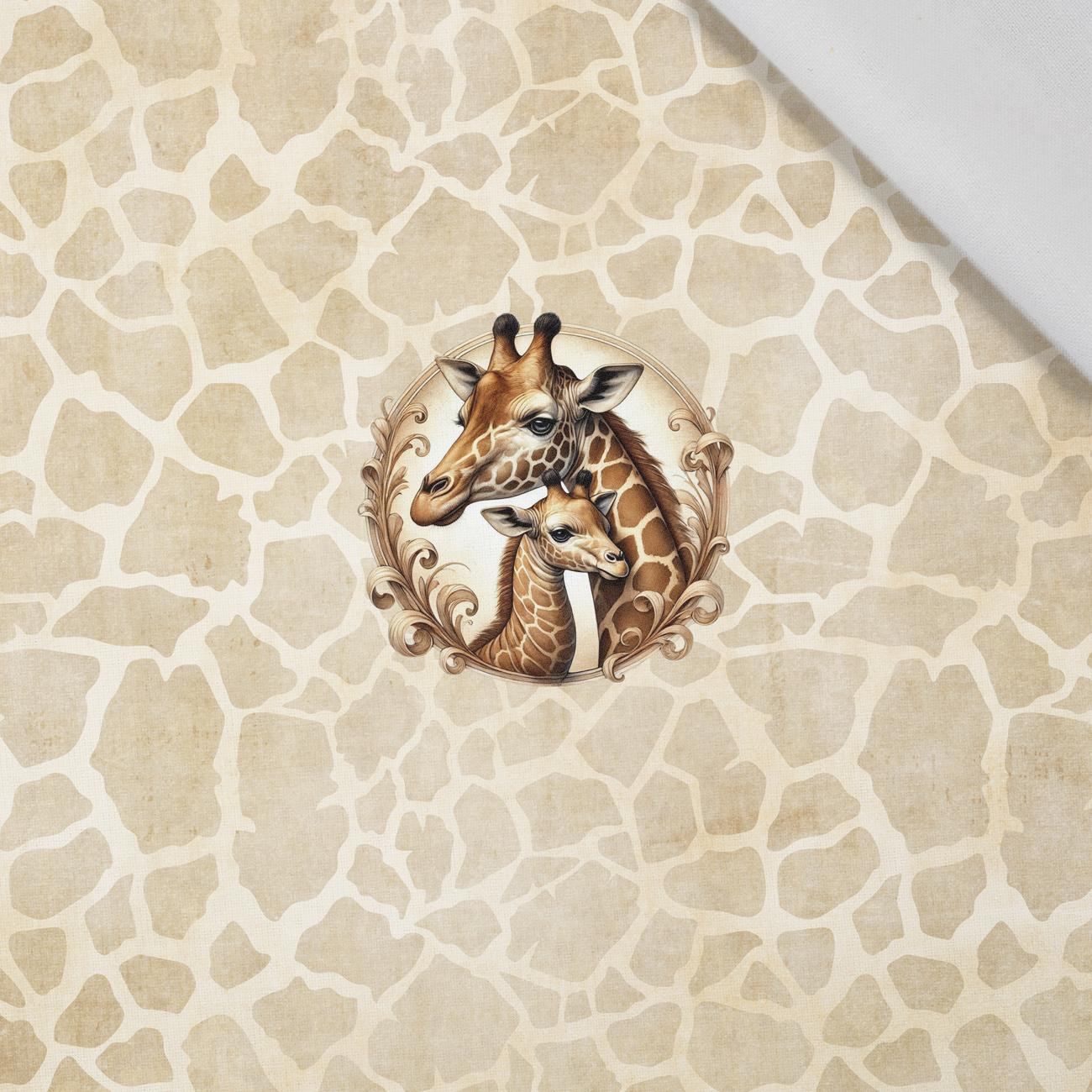 CUTE ANIMALS wz.11 - panel (60cm x 50cm)  Cotton woven fabric