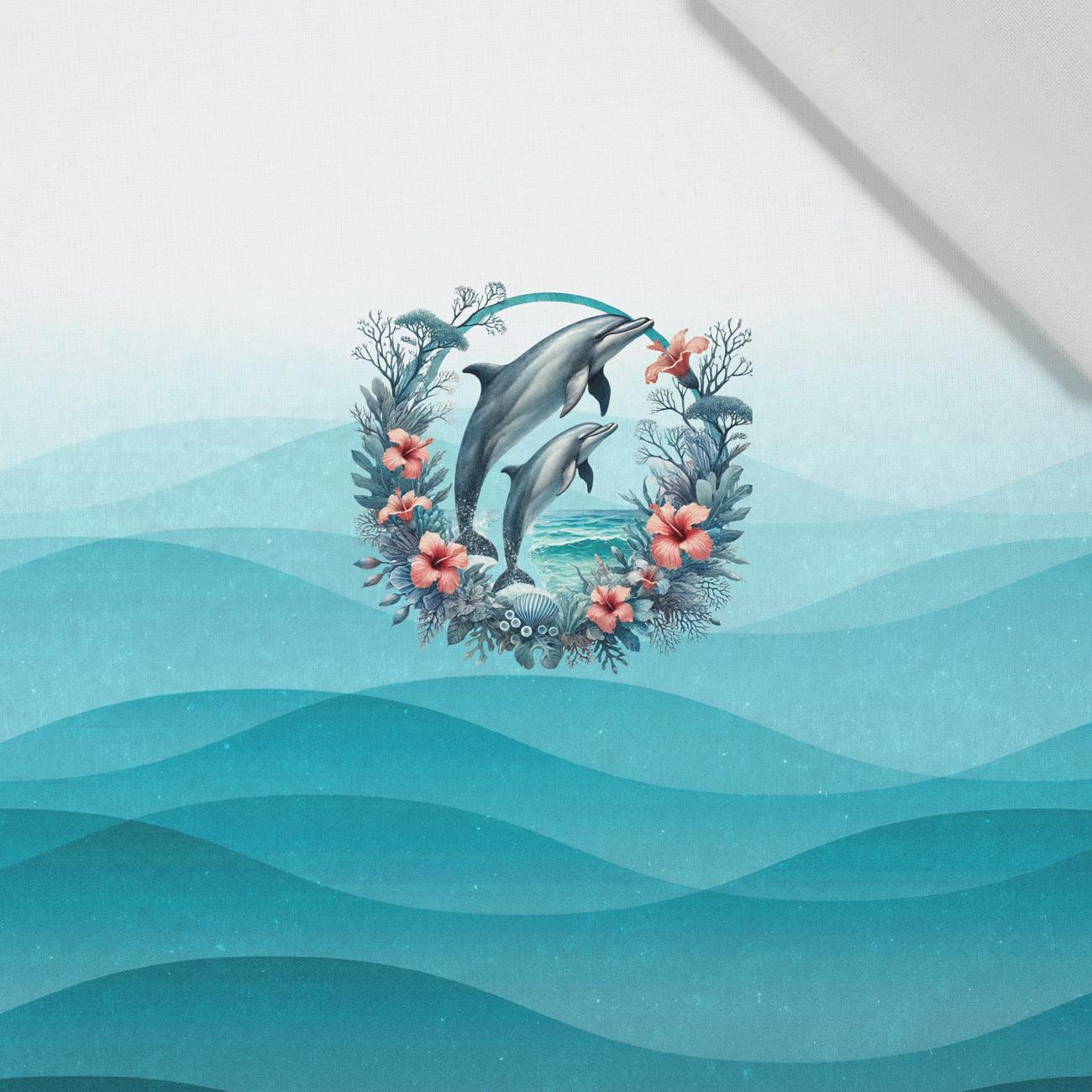 CUTE ANIMALS wz.6 - panel (60cm x 50cm)  Cotton woven fabric