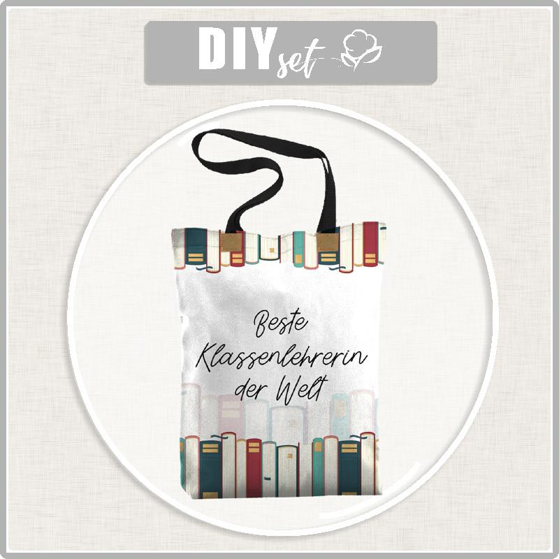 SHOPPER BAG -  Beste Klassenlehrerin der Welt - sewing set