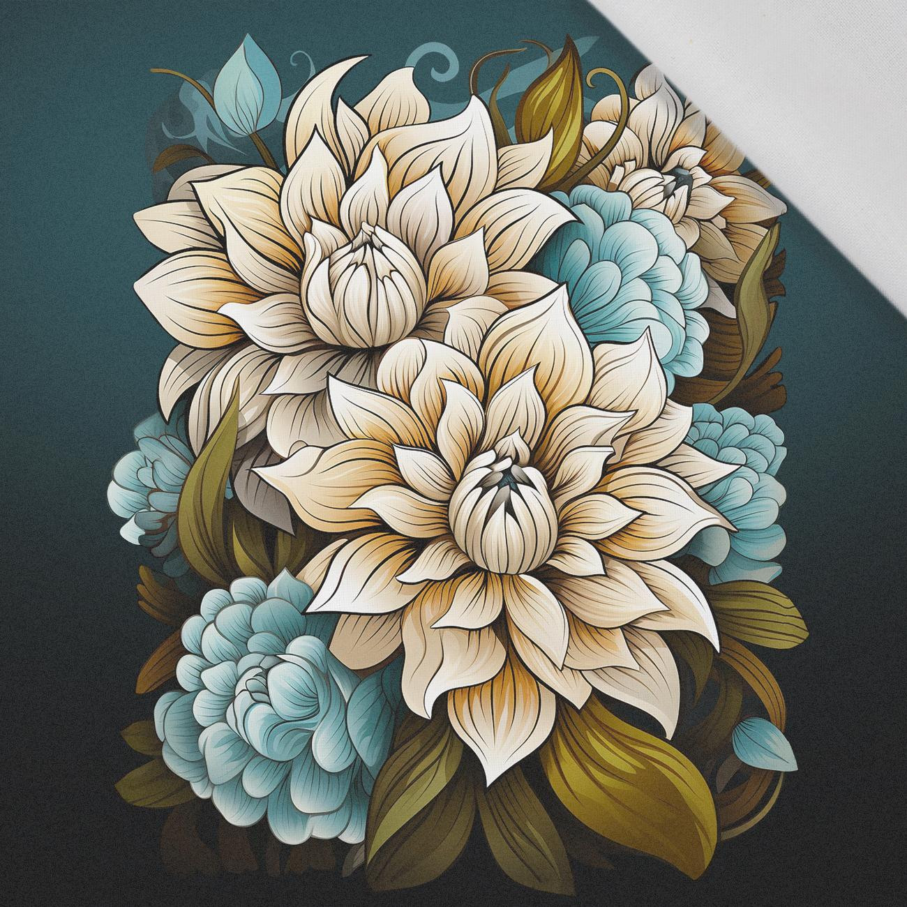 BOUQUET OF FLOWERS WZ.4 - panel (75cm x 80cm) Cotton woven fabric