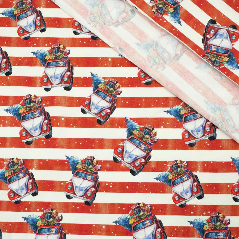 SANTA CLAUS WHEELS - Viscose jersey WE210