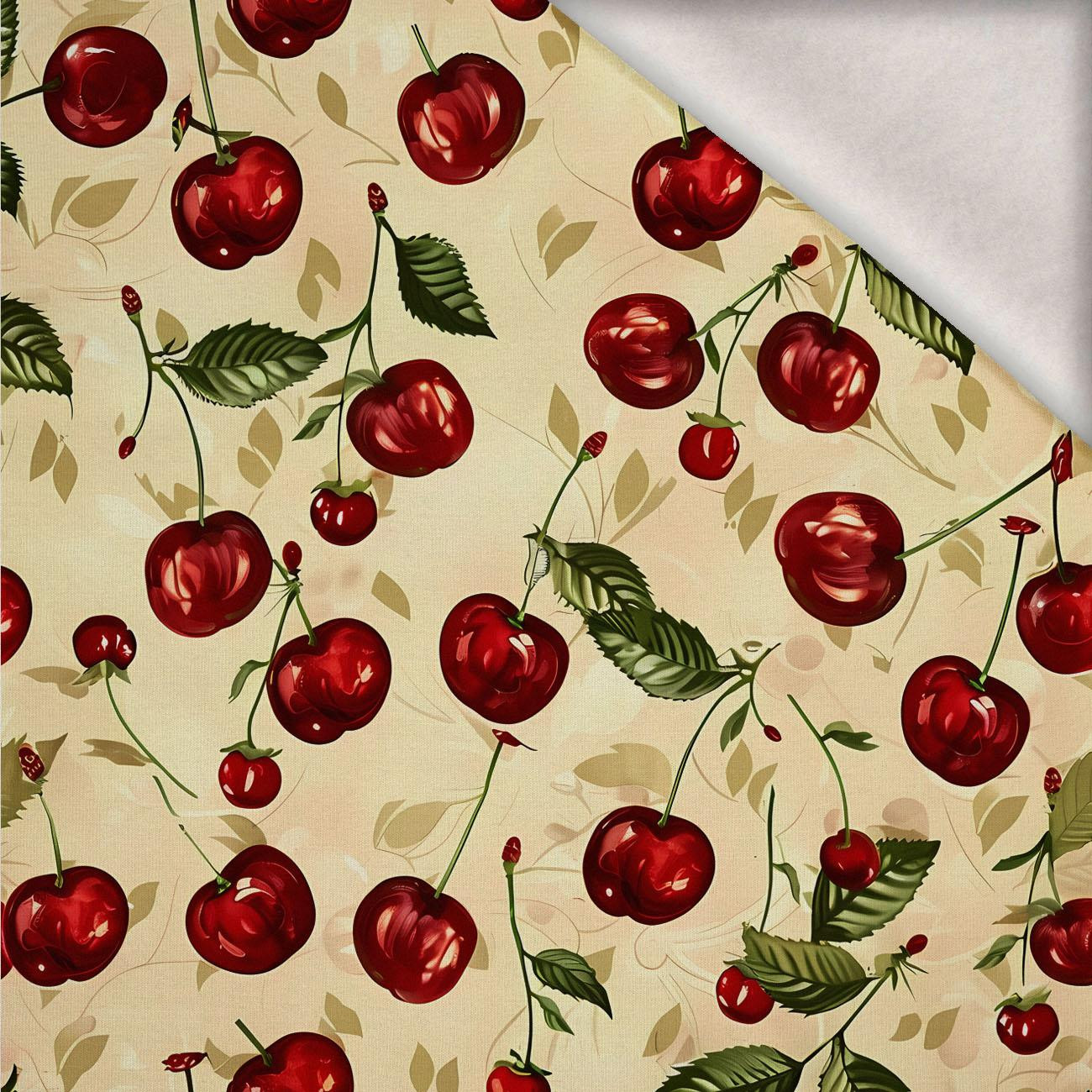 CHERRY wz.1 - brushed knitwear with elastane ITY