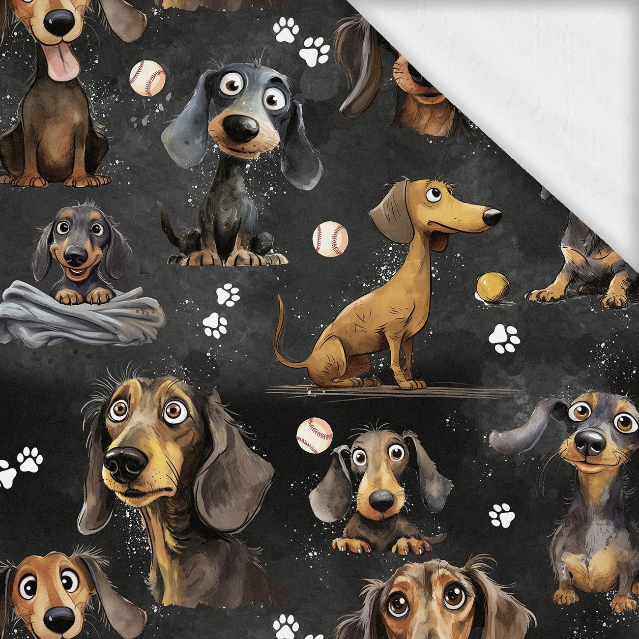 DOGS PAT. 4- single jersey with elastane ITY