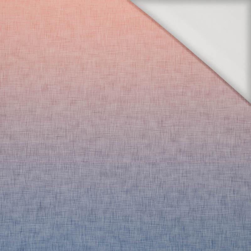 OMBRE / ACID WASH - blue (peach) -  panel,Viscose jersey