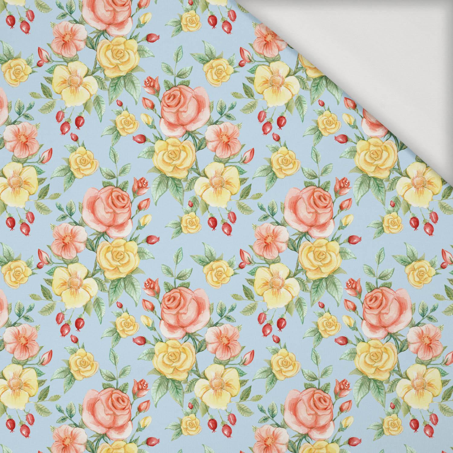 ROSES pat. 1 (colorful) - Viscose jersey