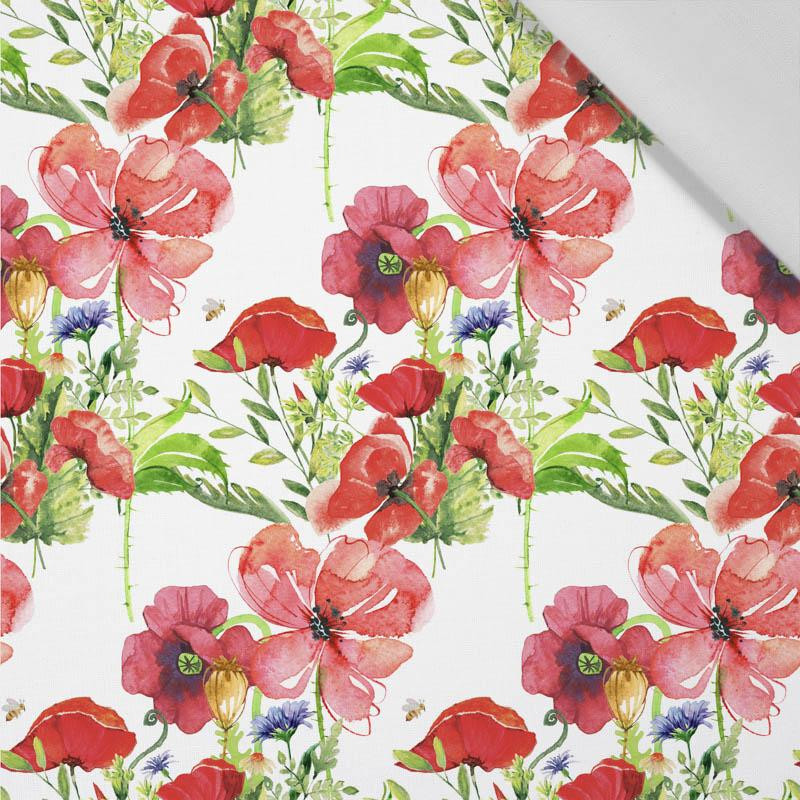 POPPIES PAT. 2 (IN THE MEADOW) - Cotton woven fabric