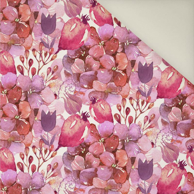 FLOWERS MIX (IN THE MEADOW)- Upholstery velour 