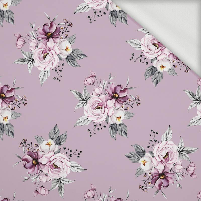 WATERCOLOR BOUQUET Pat. 5 - looped knit fabric