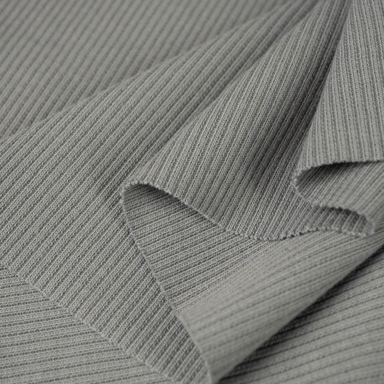 D-995 GREY - Ribbed knit fabric